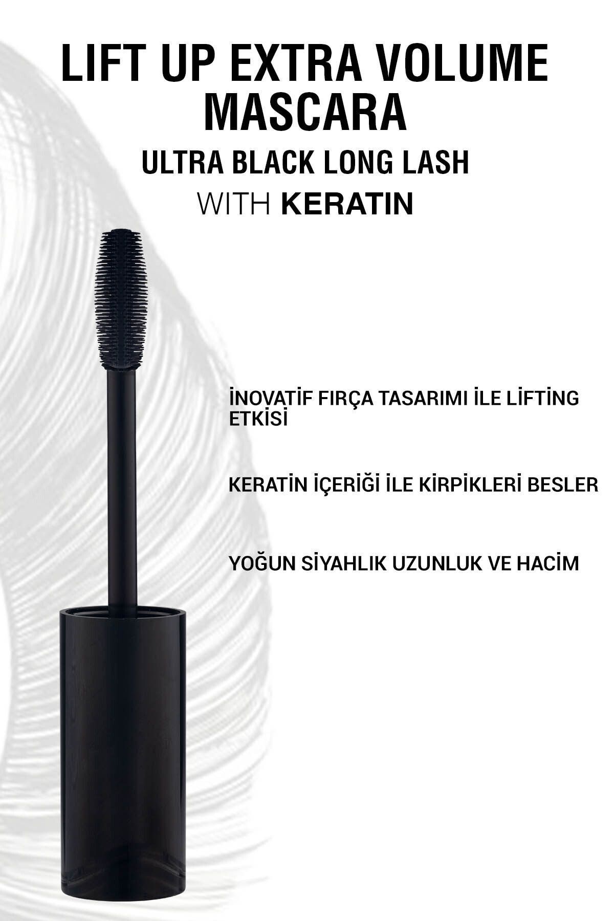 ریمل حجم دهنده با کراتین / لیفت آپ ریمل حجم دهنده با کراتین / ریمل حجم دهنده Lollis