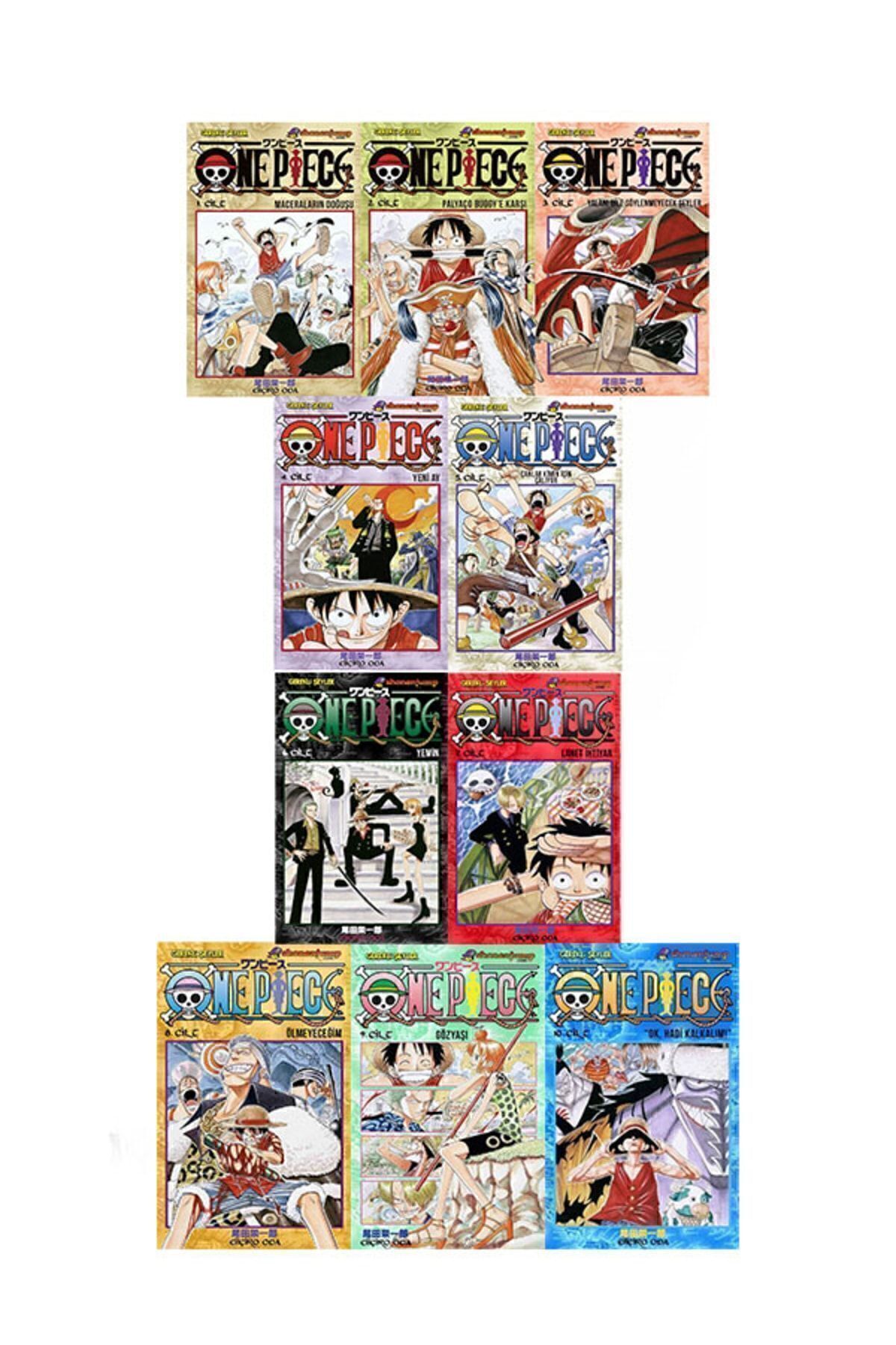 Gerekli Şeyler Yayıncılık One Piece 10 Cilt Türkçe Manga Set (1-2