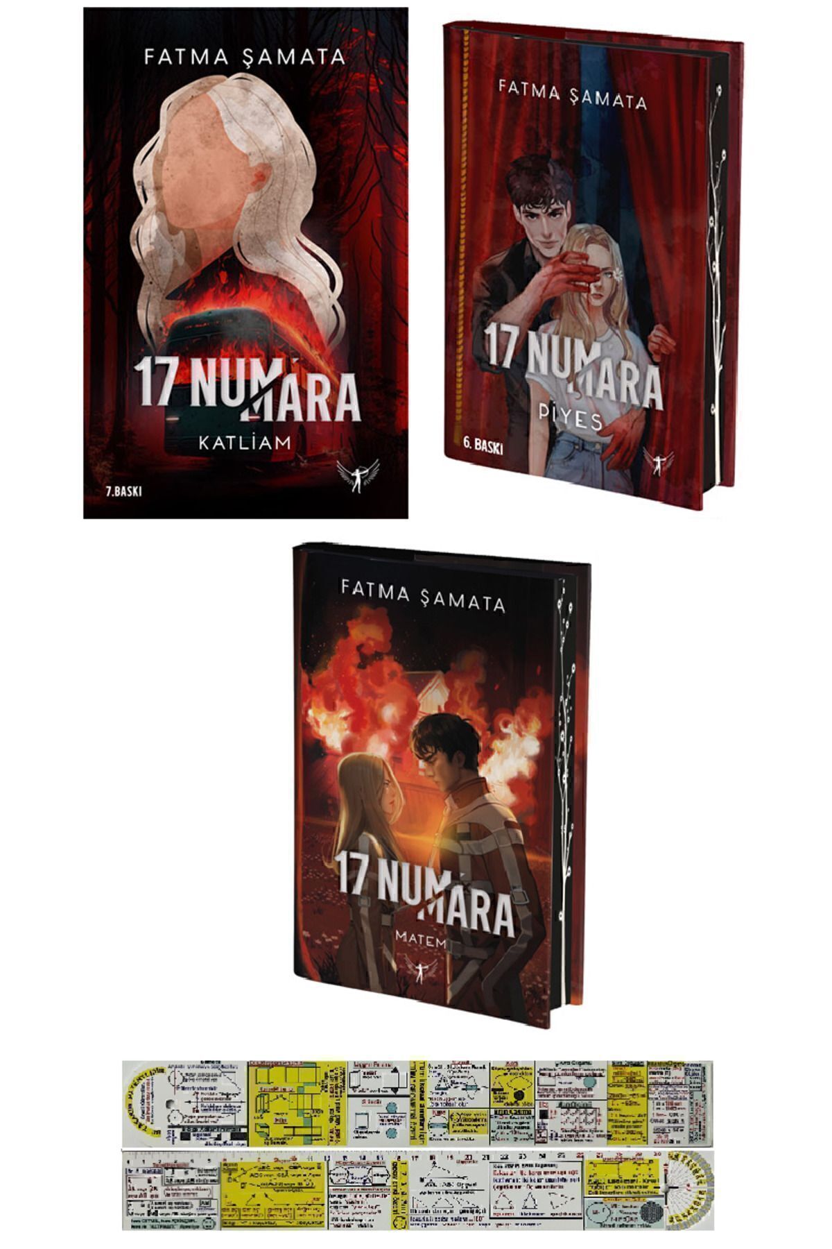 Artemis Yayınları 17 Numara Serisi 3 Kitap Set Fatma Şamata +