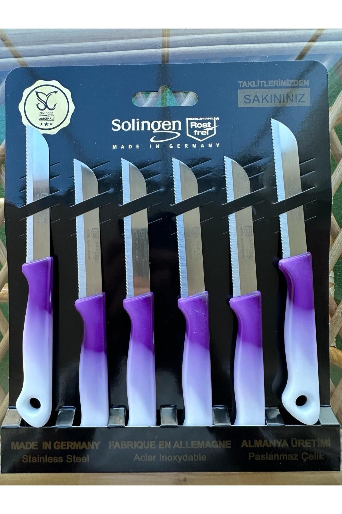 SOLİNGEN Serrated Fruit and Vegetable Knife 6pcs