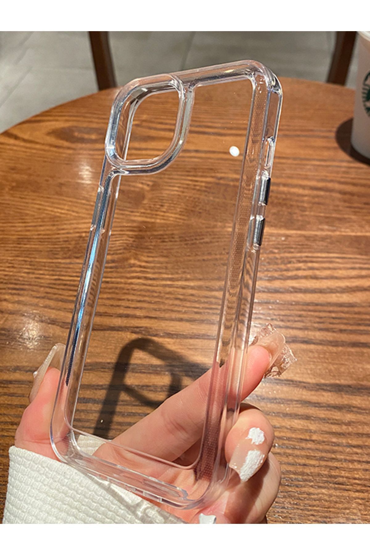 Iphone 11 Için Şeffaf Arkası Sararmaz Yanları Sararır Ekran Ve Kamera Çıkıntılı Silikon Kapak