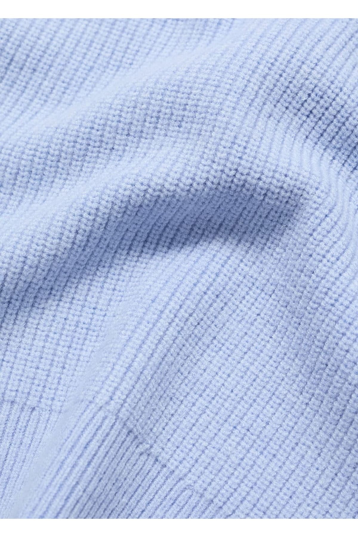 بافت و پلیور زنانه آبی منگوMANGO | 77074034 اورجینال - تصویر 7