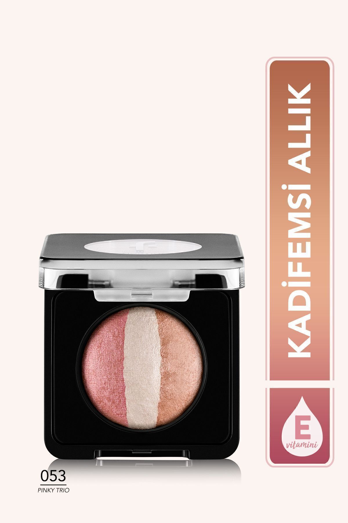 Işıltılı Fırınlanmış Allık (3'lü Pembe) - Baked Blush-on - 053 Pinky Trio - 8682536051491