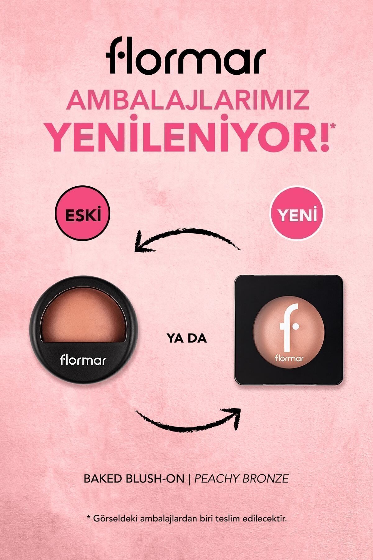 رژگونه پخته درخشان - رژگونه پخته - 050 هلویی برنز - 8682536051477 Flormar