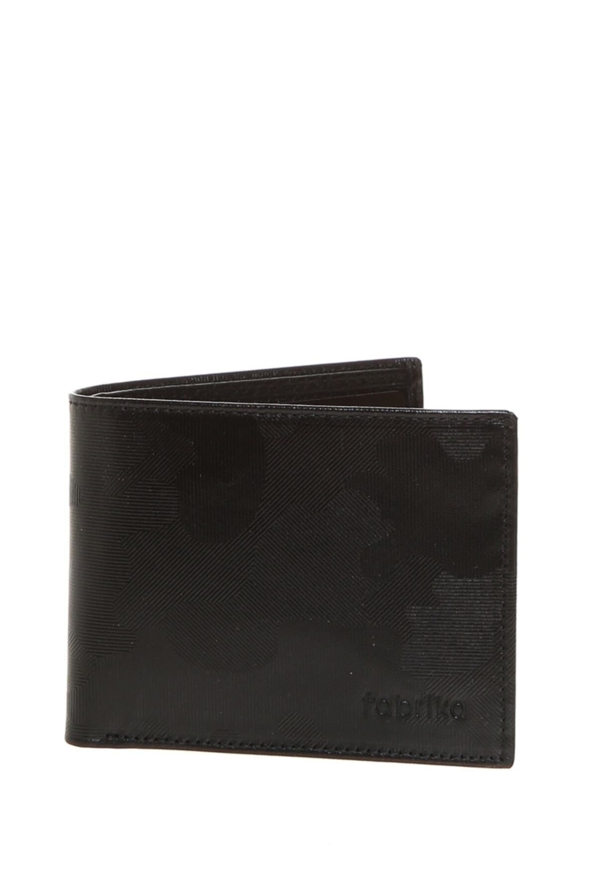 فابریکا کیف پول چرمی مشکی مردانه