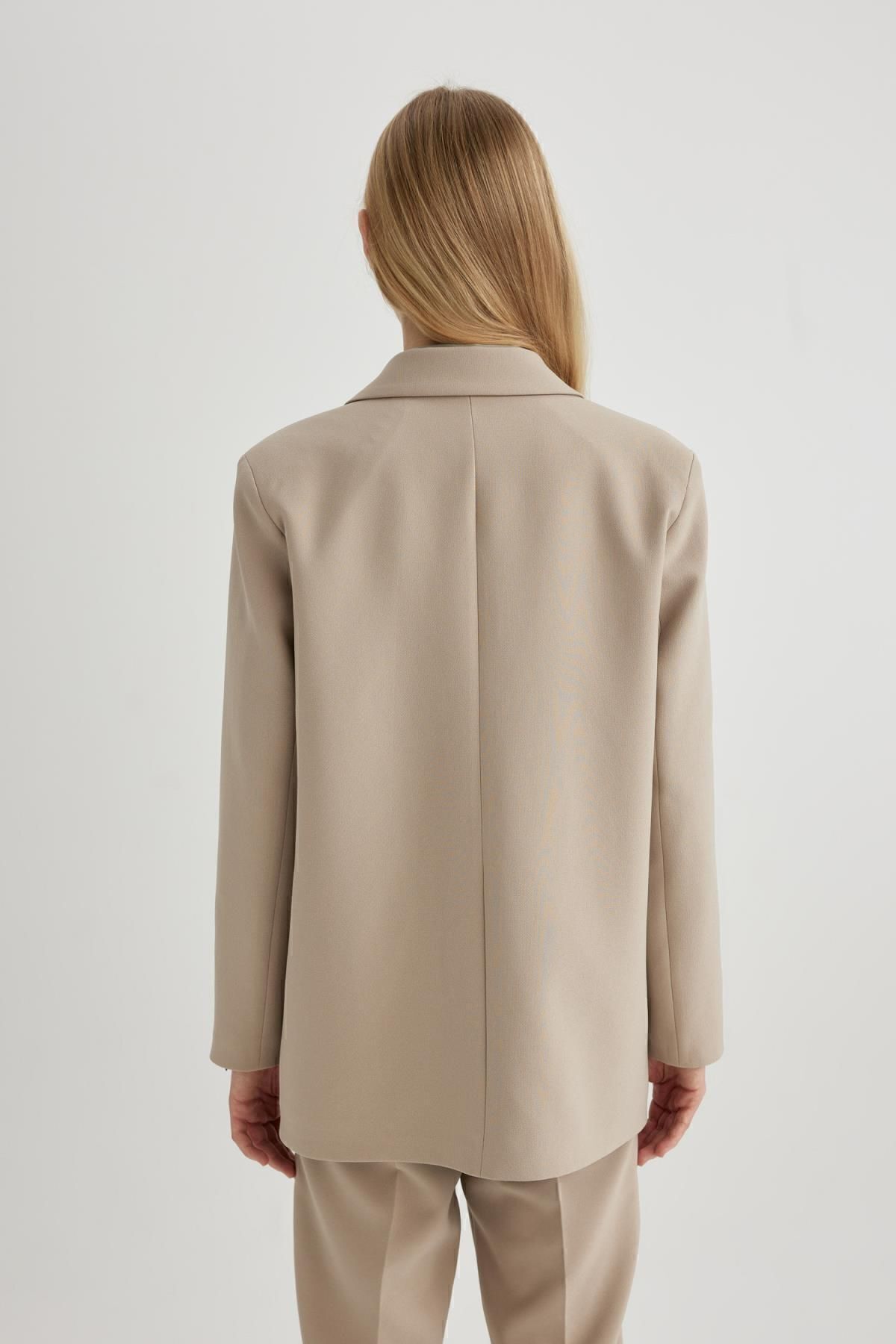 DeFacto-Oversize Fit Blazer Jacket C2457ax24sp 7