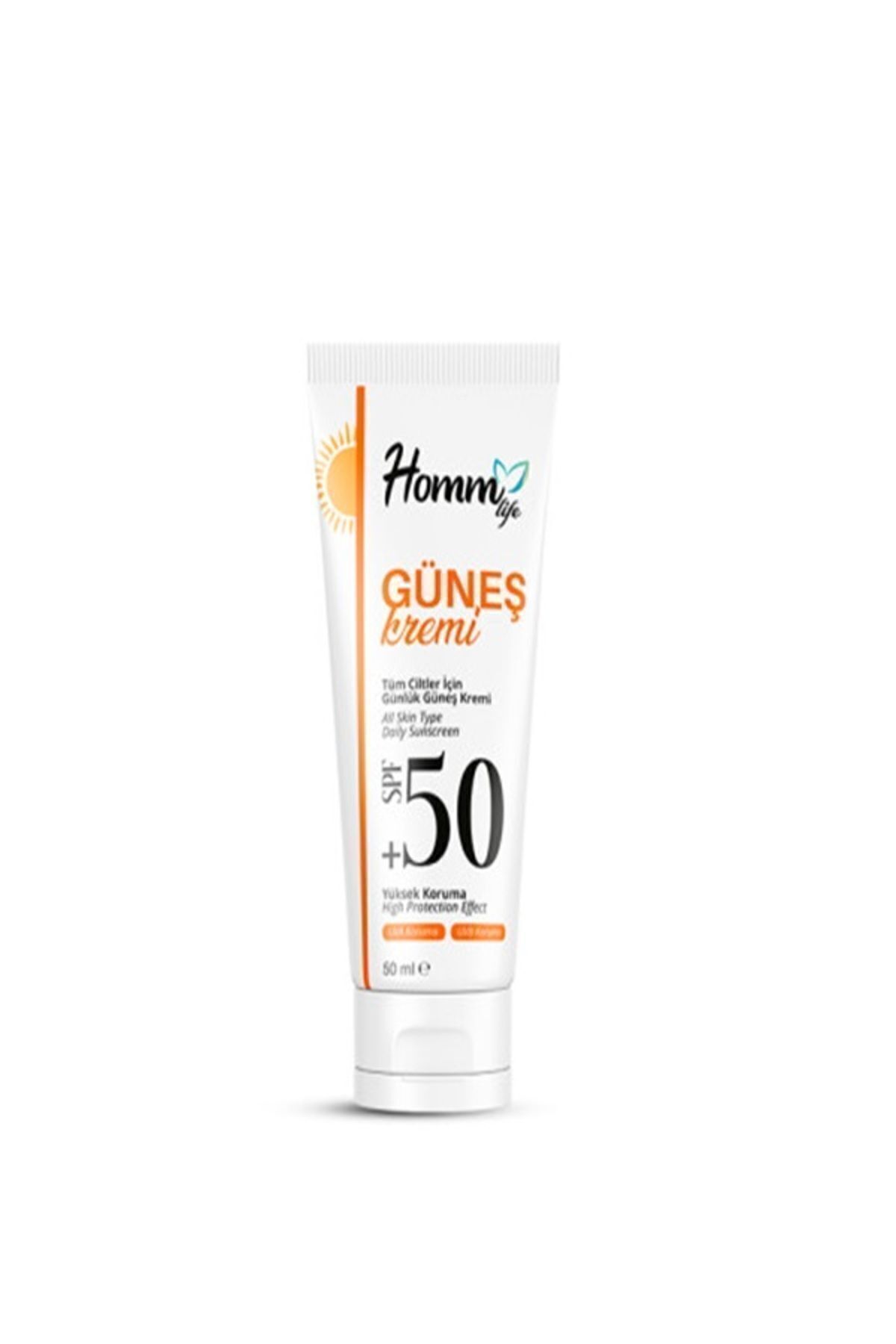 HOOM BİTKİSEL HOMM LIFE GÜNEŞ KREMİ 50 SPF
