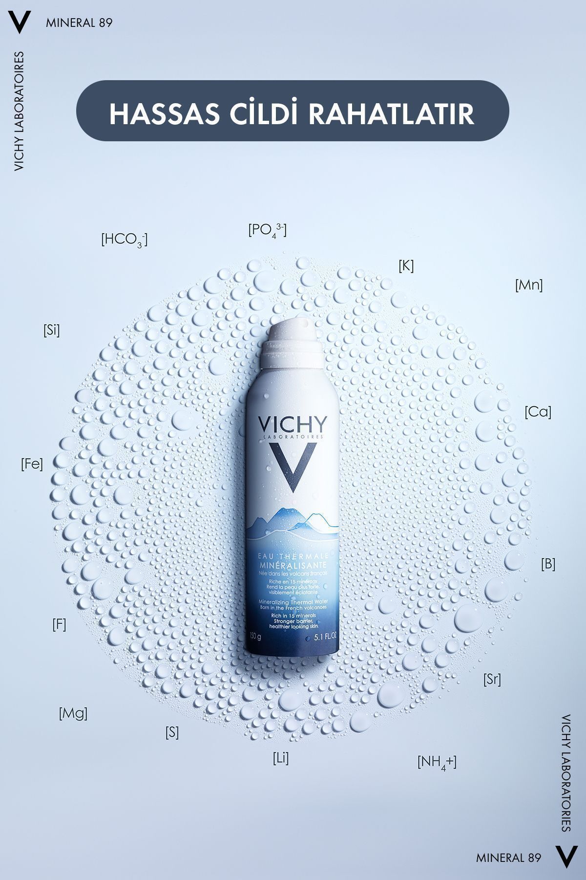 آب حرارتی آرامش بخش 150 میلی لیتر Vichy