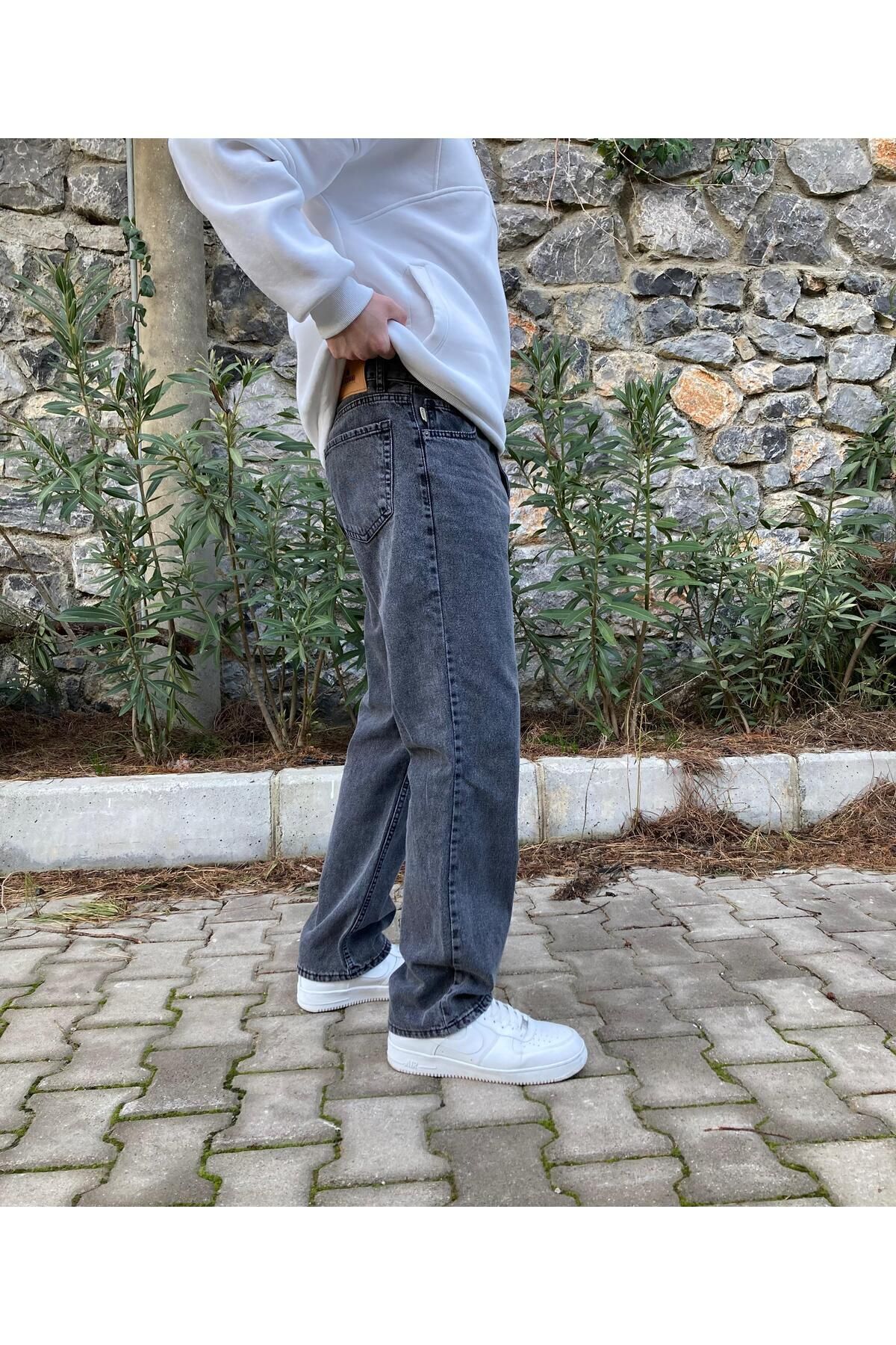 oraystore  Füme Baggy Pantolon - Görsel 2