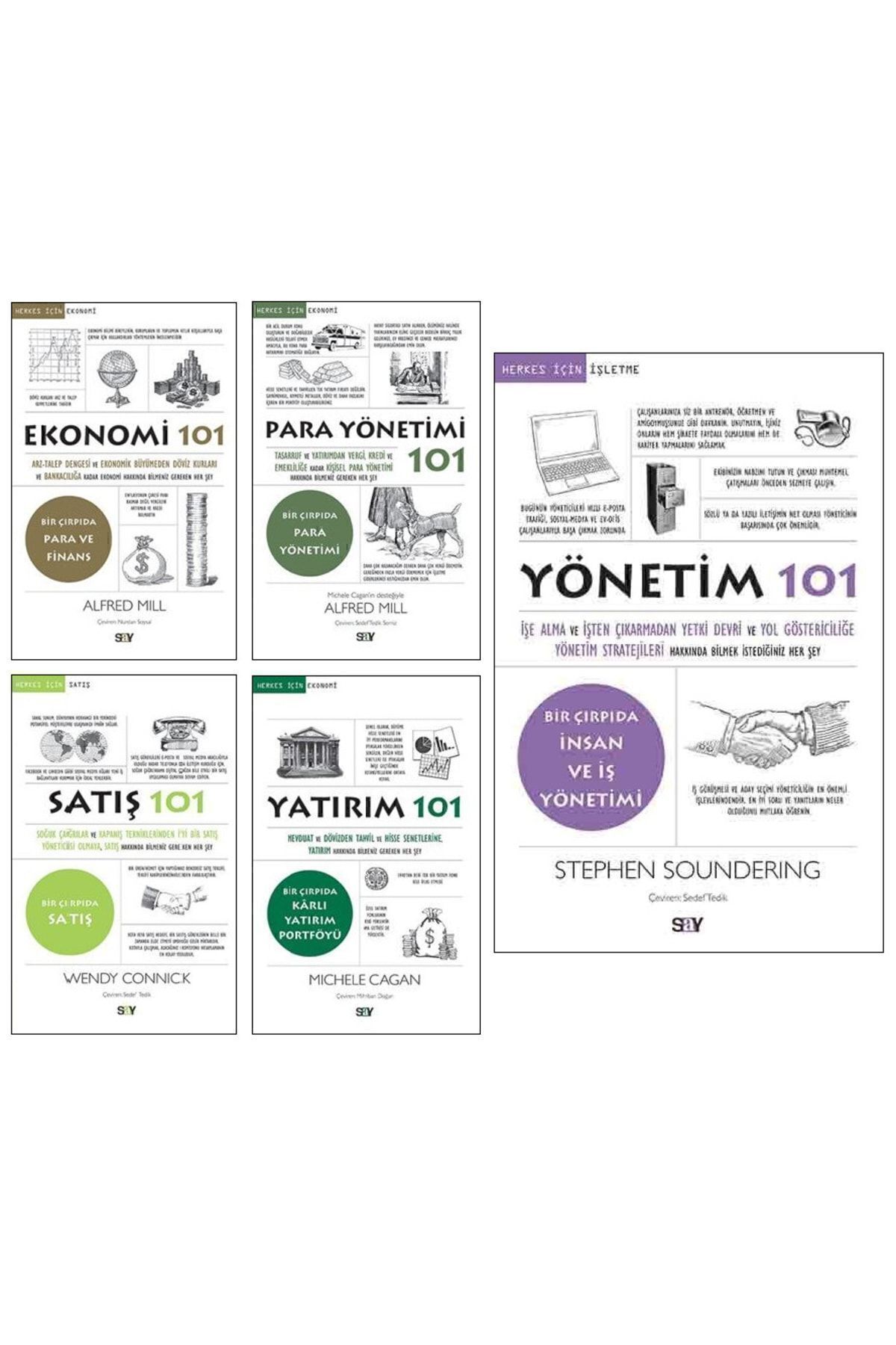 Say Yayınları Say 101 Serisi 5'li Set / Ekonomi 101 - Para Yönetimi 101 - Satış 101 - Yatırım 101 - Yönetim 101