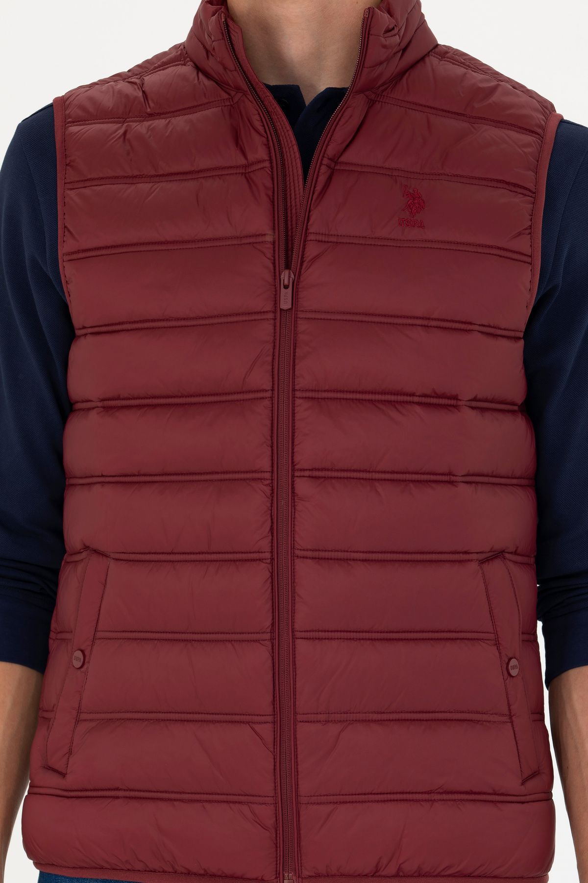 Erkek Bordo Yelek 50269098-VR014