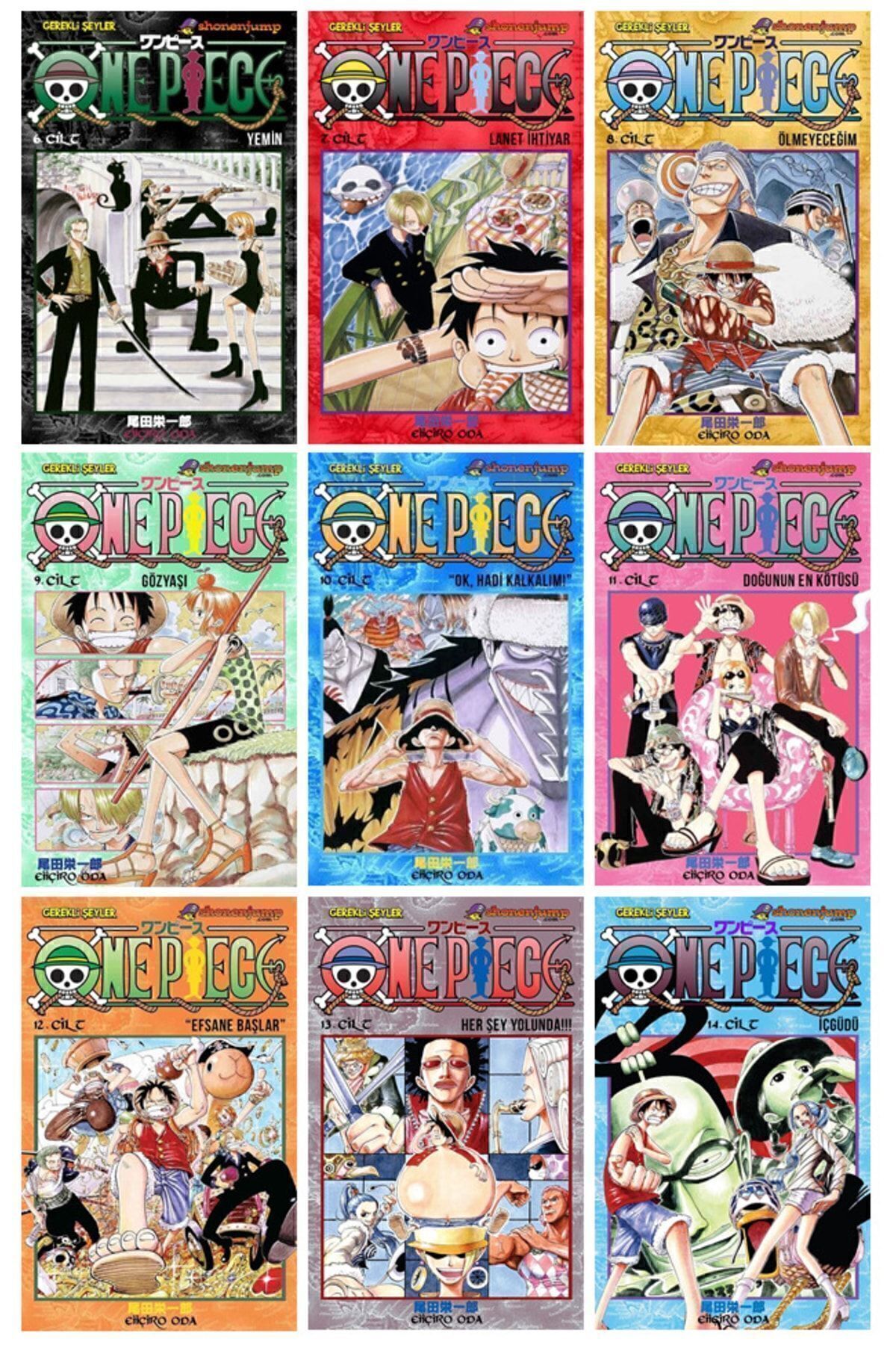 Gerekli Şeyler Yayıncılık One Piece 6-7-8-9-10-11-12-13-14