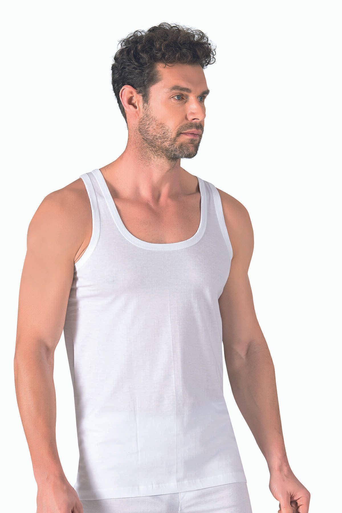 ÖZKAN underwear-Özkan 11407 Ανδρικό εσώρουχο - 100% βαμβάκι, μονό ζέρσεϊ, εύκαμπτο και άνετο χοντρό λουράκι 4
