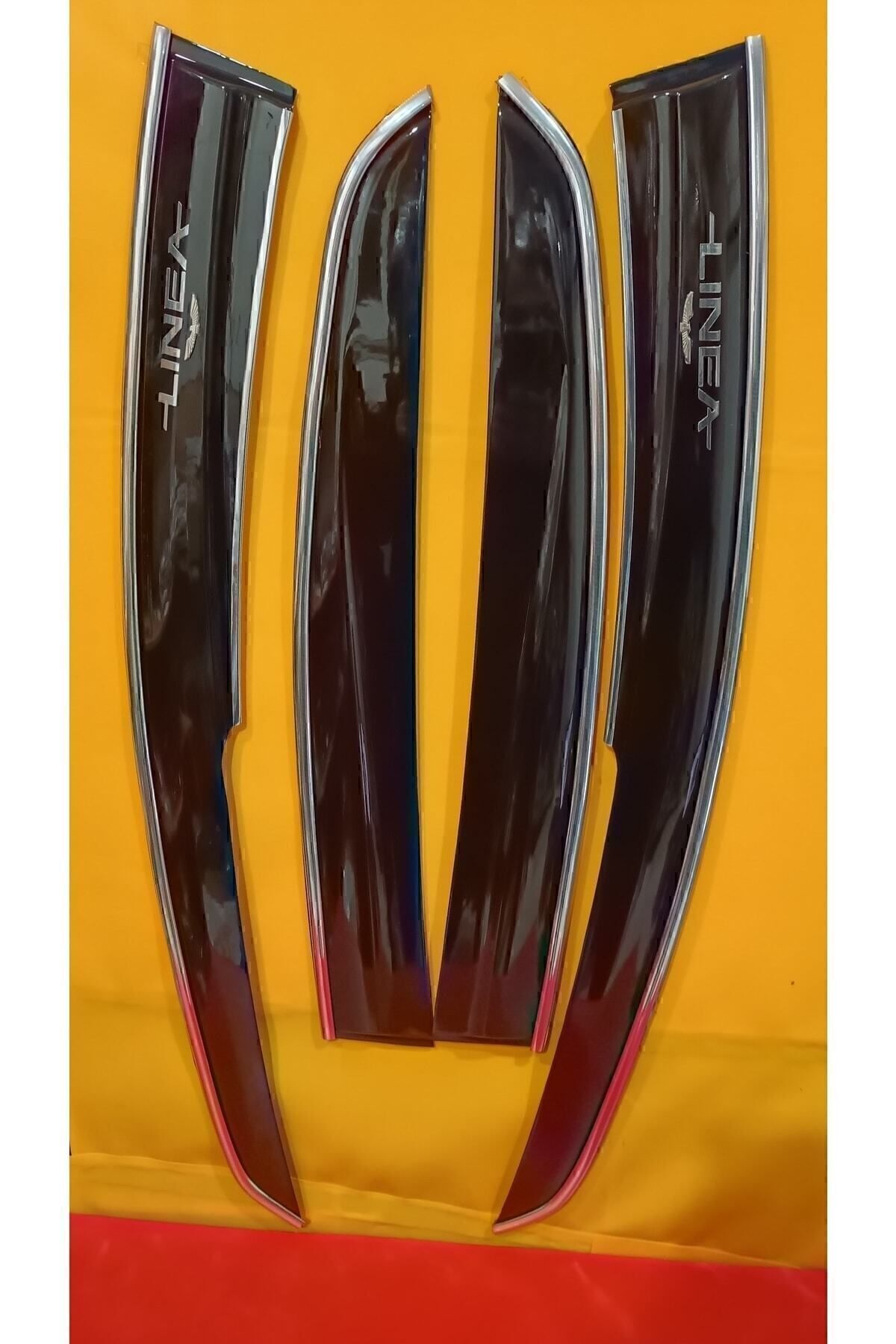 İtibar Linea Yazılı Çift Kromlu Cam Rüzgarlığı