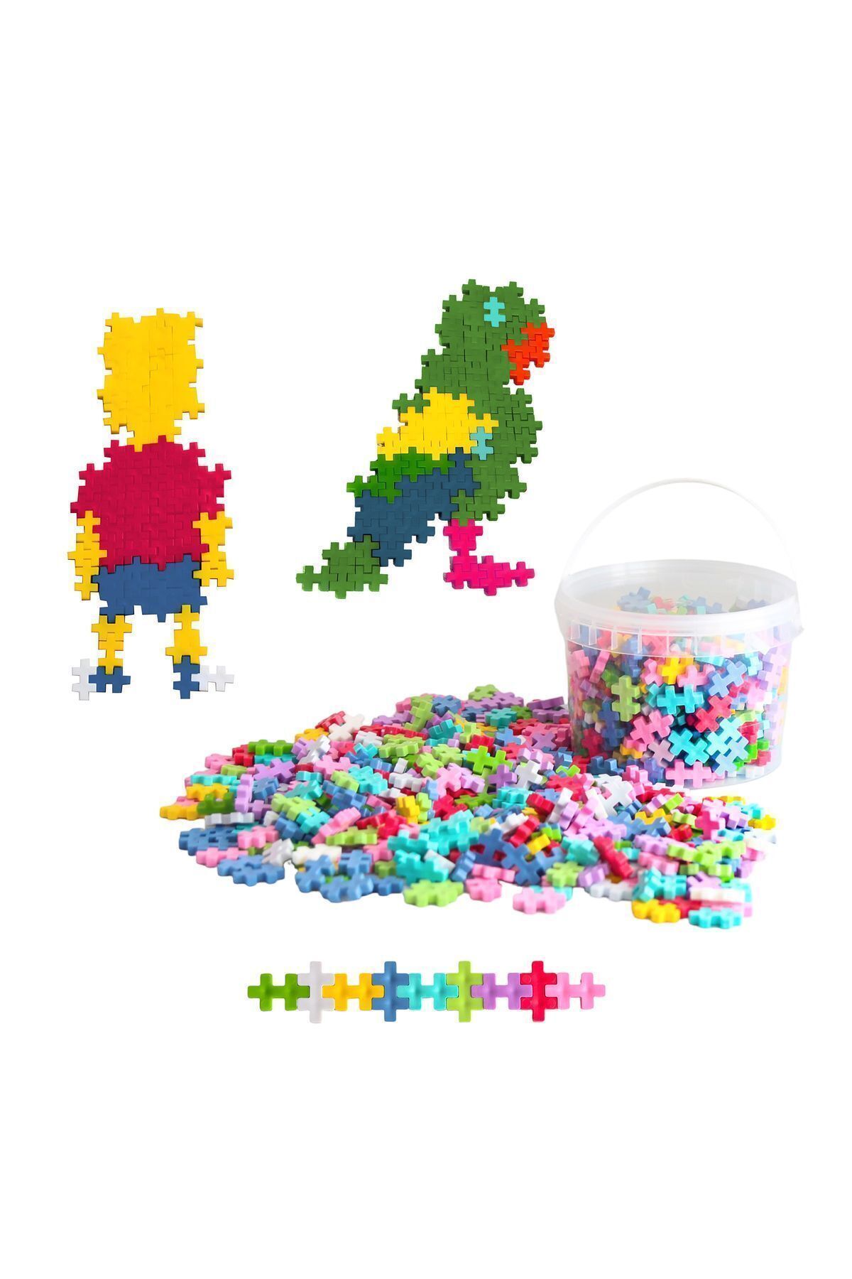 HAPPENS-Blockland 800 Piece Building Toy And Construction Set Creative Building Pixel Design Educational Minecraft Plus 2