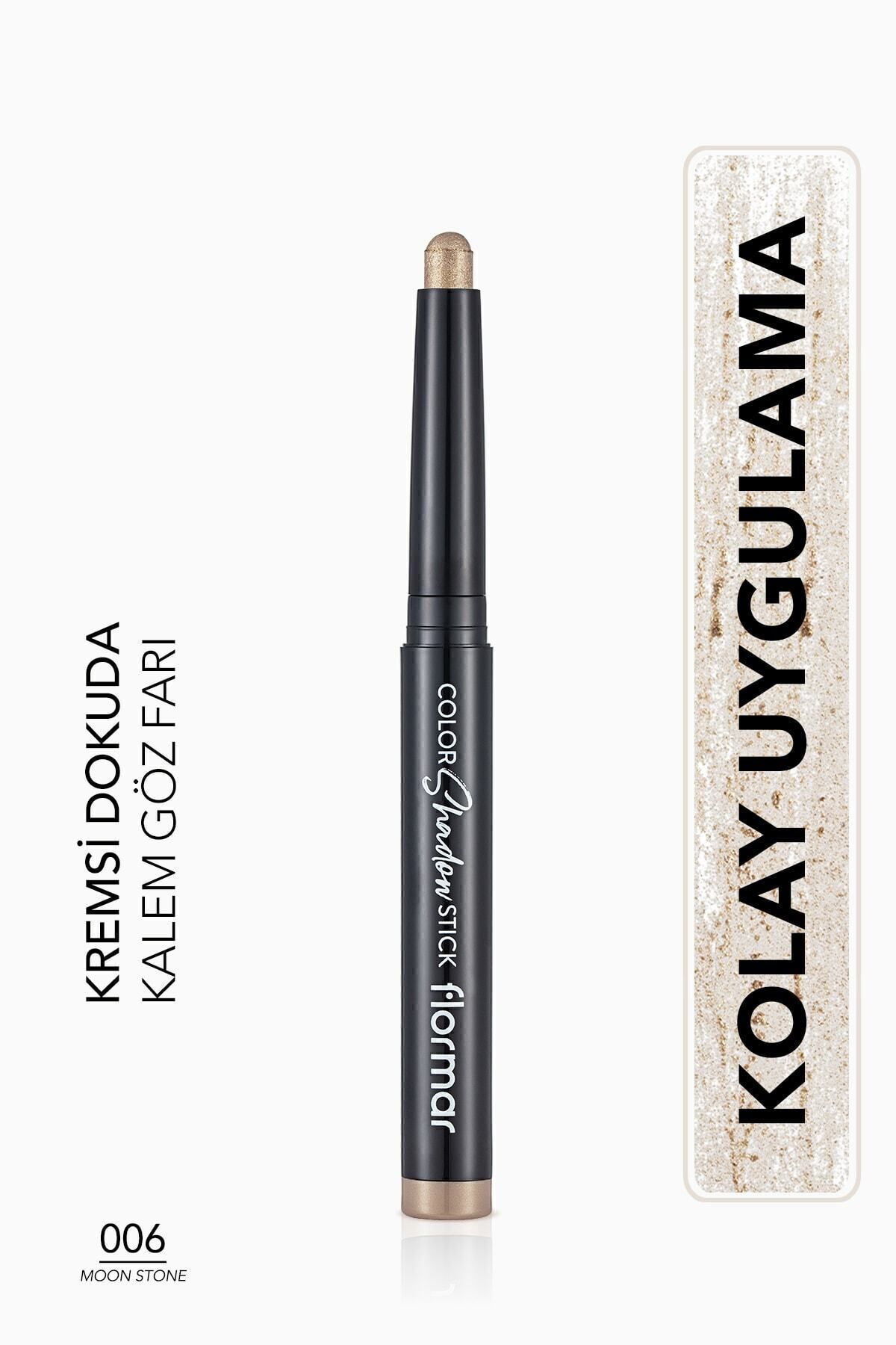 Suya Dayanıklı Işıltılı Kalem Far -color Shadow Stick - 006 Moonstone-8682536039468