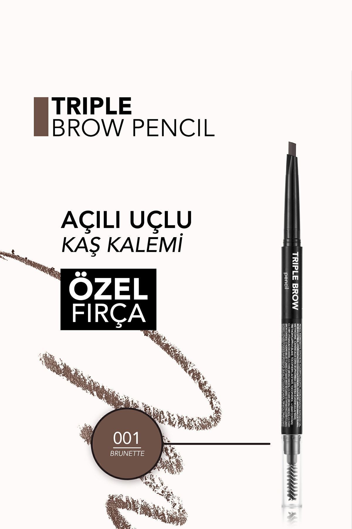 مداد ابرو  بژ Flormar | 6946 اورجینال - تصویر 6