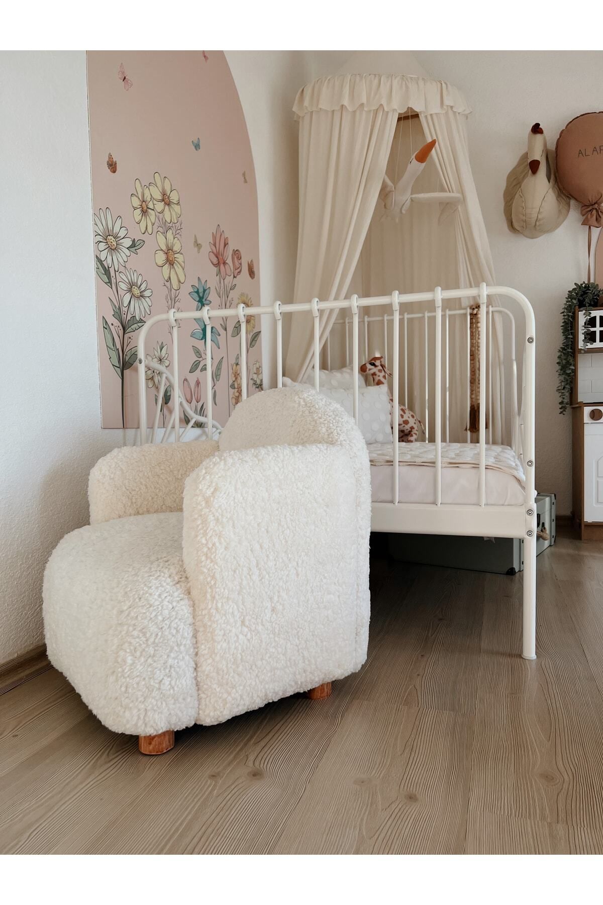 Breda Home Concept Teddy Ahşap Ayaklı Çocuk Bebek Koltuğu Sandalyesi fotoğrafı 4 (önizleme)