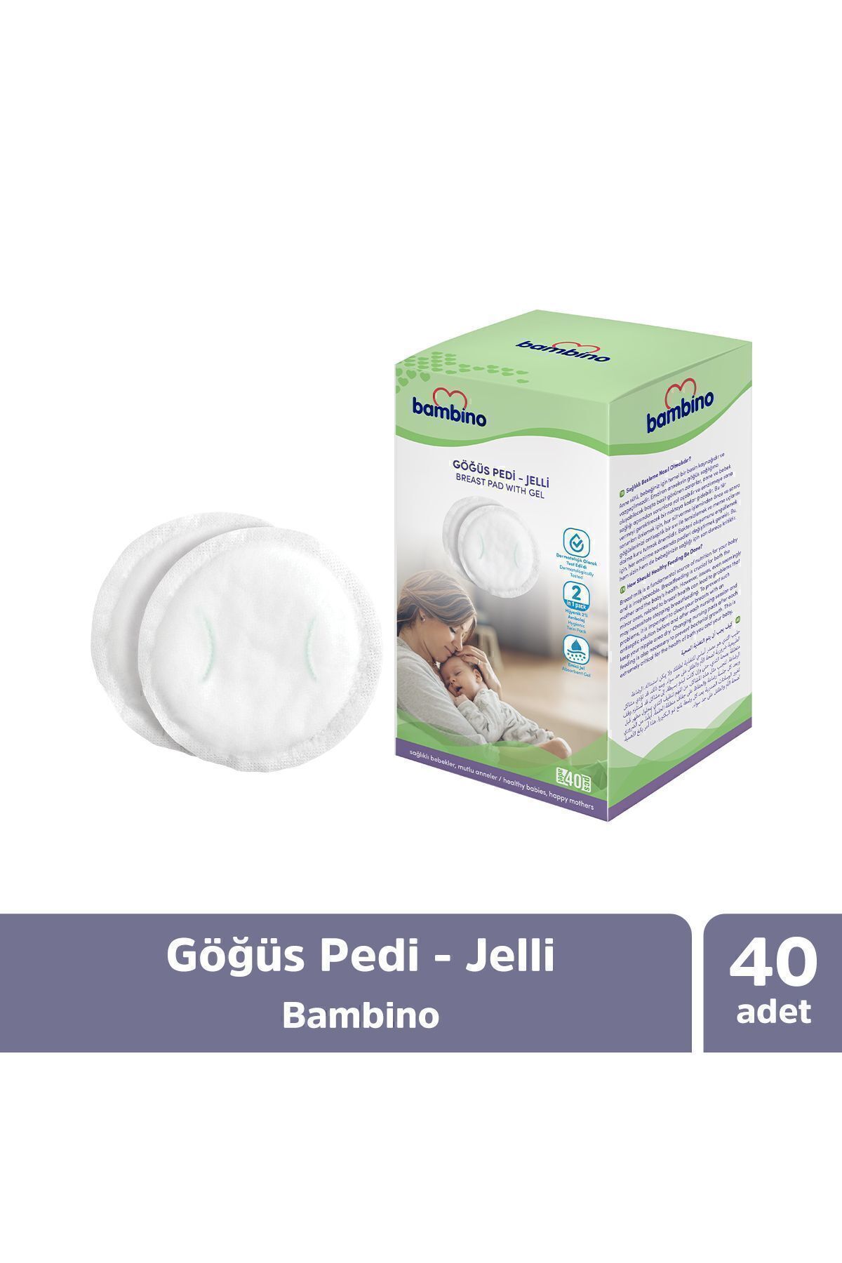 Bambino Göğüs Pedi ve Süt Saklama Poşeti Seti fotoğrafı 2 (önizleme)