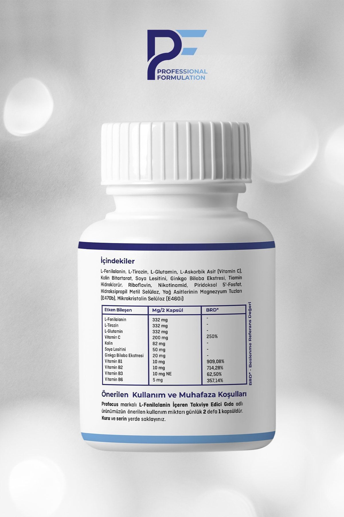 pf professional formulation-Profocus 30 - Vegan Comfortable Capsule 2