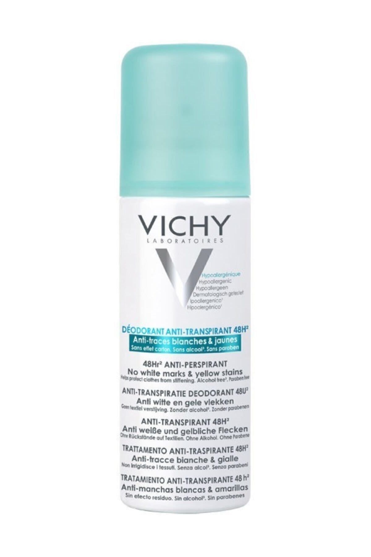 دئودورانت اسپری ضد تعرق 48 ساعت - اثربخشی در برابر تعریق و بوی بد 125 میلی لیتر Vichy