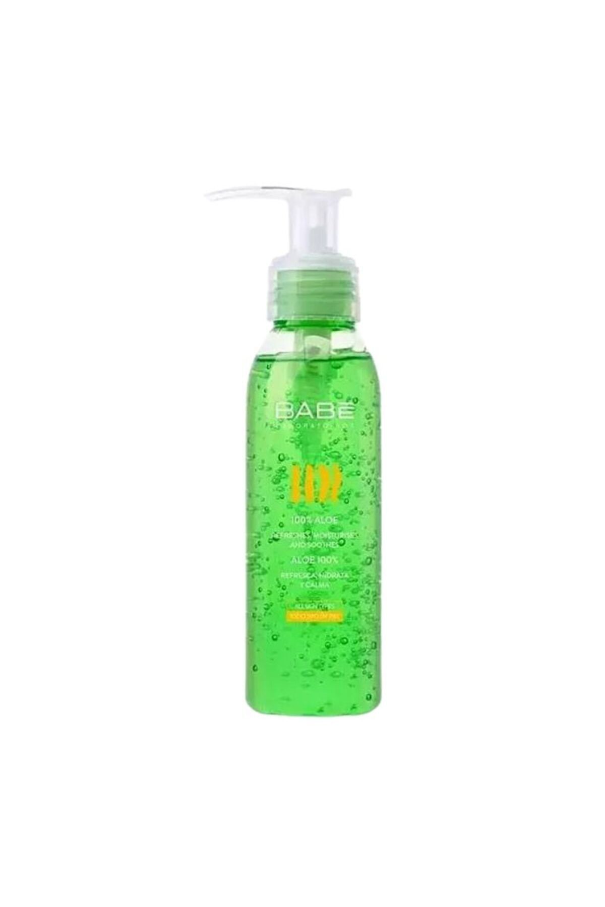 ژل اثر تسکین دهنده حاوی 100% آلوئه 90 میلی لیتر Babe Laboratorios