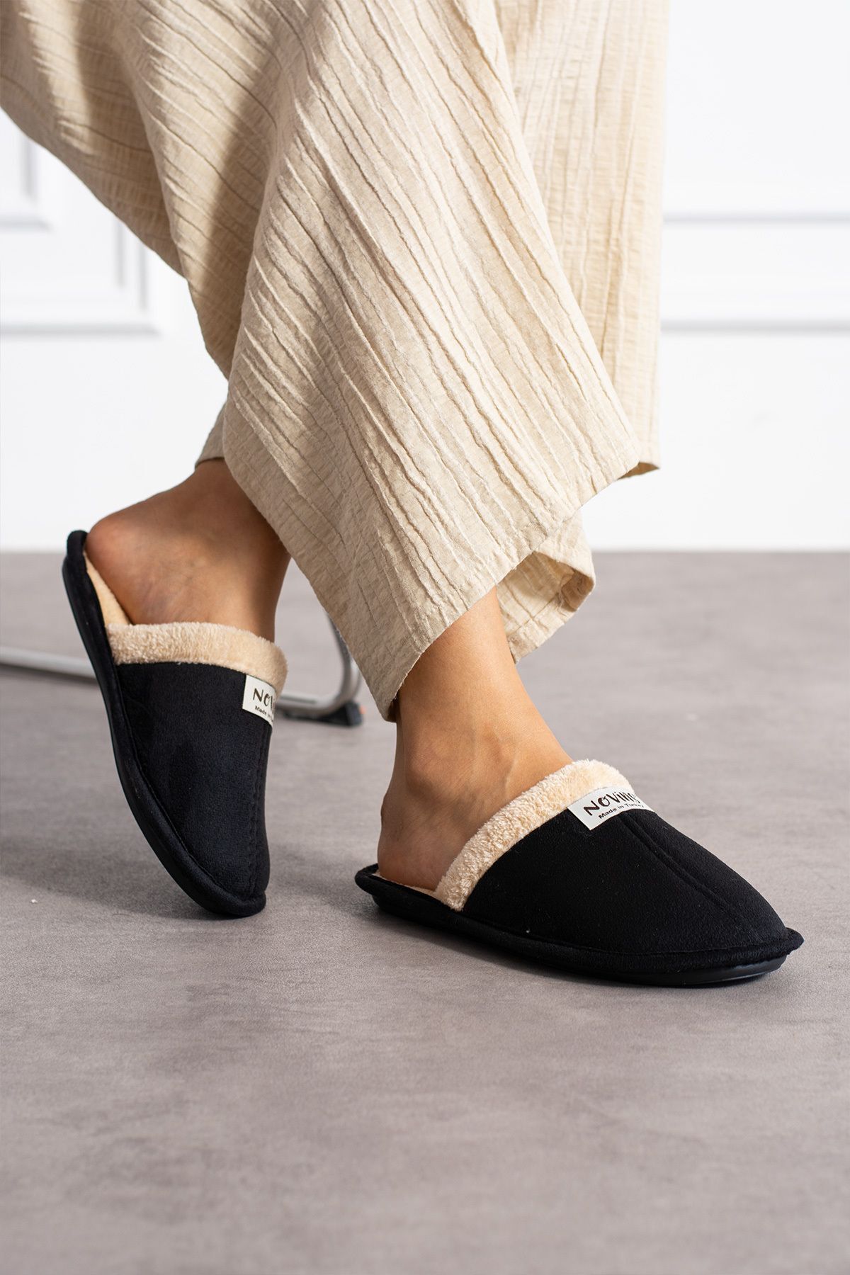 NOVİNS Unisex měkká podešev - teplá podšívka pro dům, zahradu, pantofle Bundle Dowry