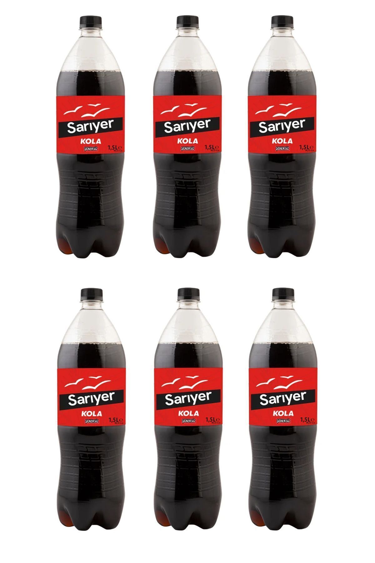 SARIYER Sarıyer Kola Şekersiz 1,5 Lt X 6 Adet