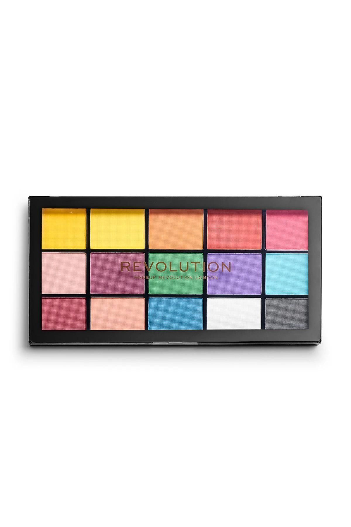 پالت سایه چشم 15 تکه رنگارنگ Marvelous Mattes Reloaded Revolution