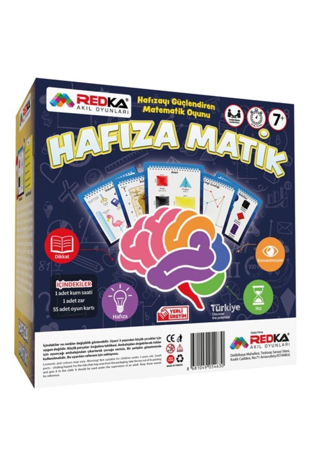 Redka-Rd5624 Model Memory Matic - Intelligence and Strategy Game, Math Development Box Game 2