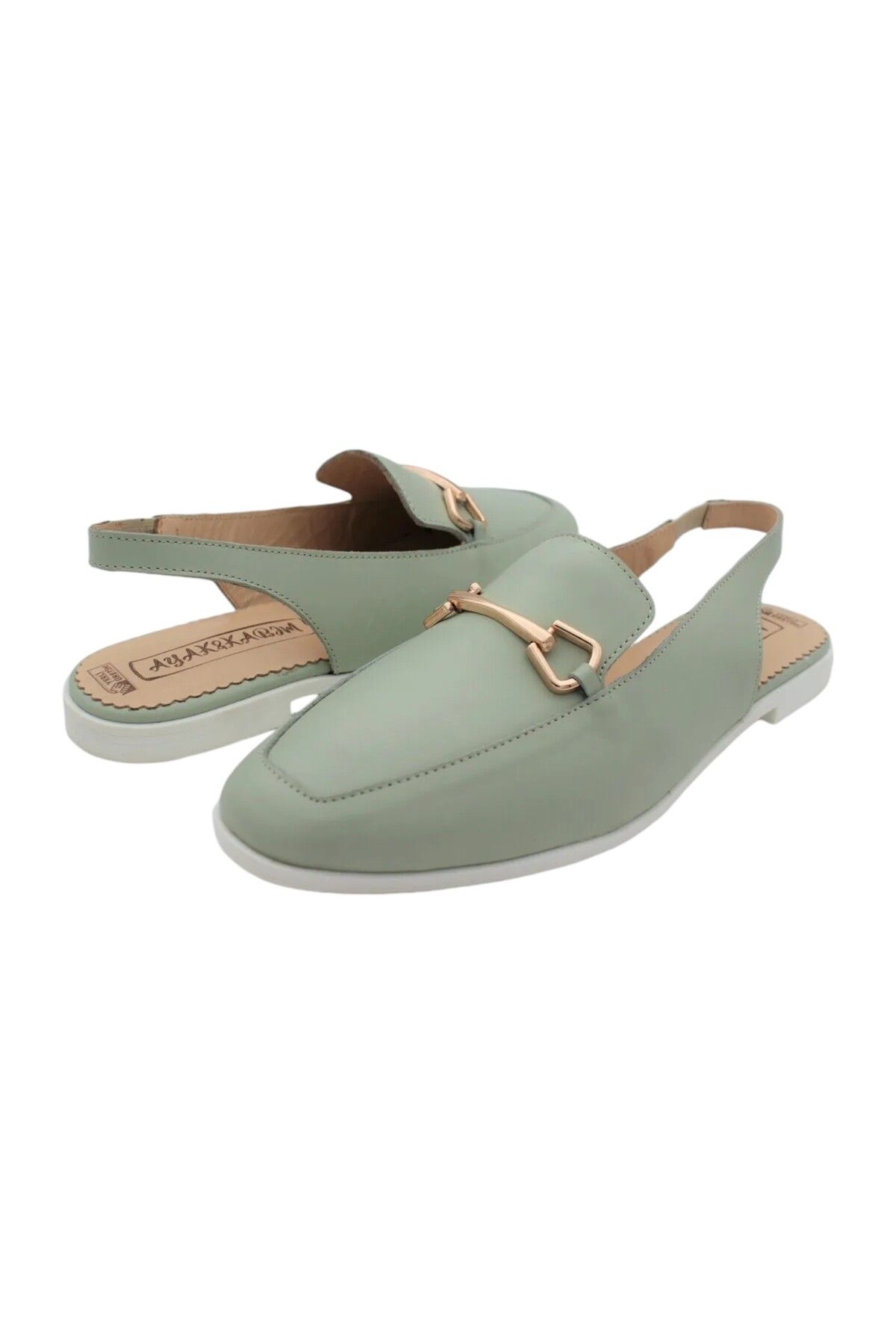 صندل زنانه آبی سرمه ای aayak&kabımofficial | AYAKKABIMM22567 اورجینال - تصویر 2