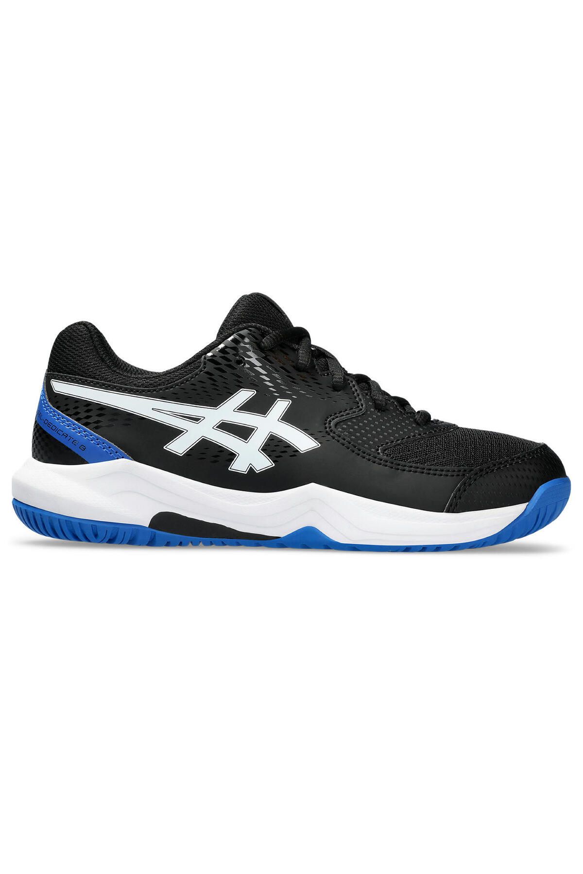 Asics Gel-dedicate 8 Gs Büyük Unisex Çocuk Siyah Tenis Ayakkabısı 1044a077-002