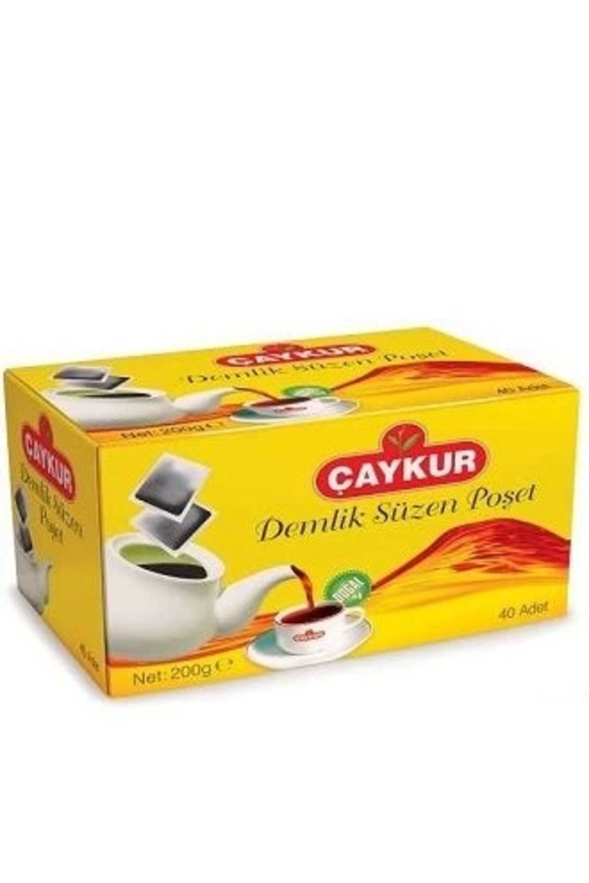 Çaykur Demlik Süzen Poşet Çay 40 Lı 200 gr