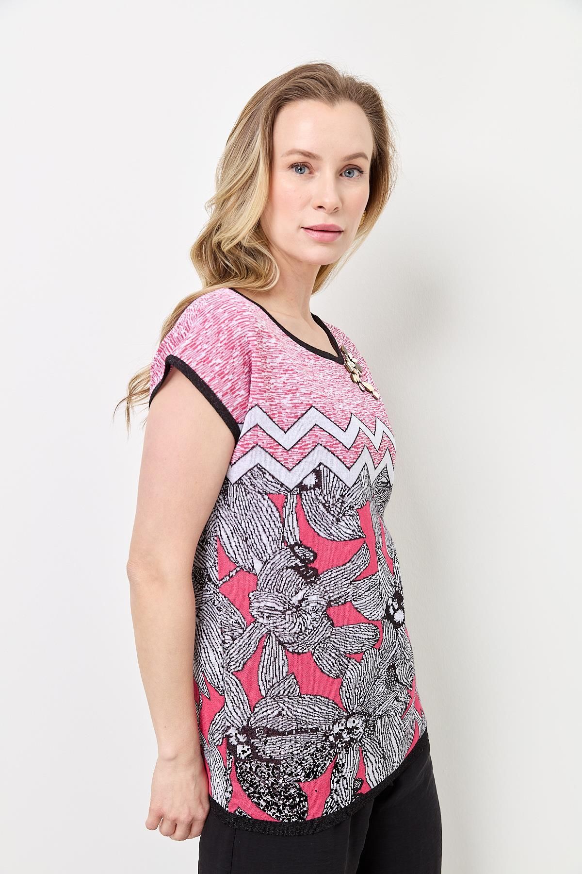 Two Mail-Low Sleeve Knitwear PINK 3