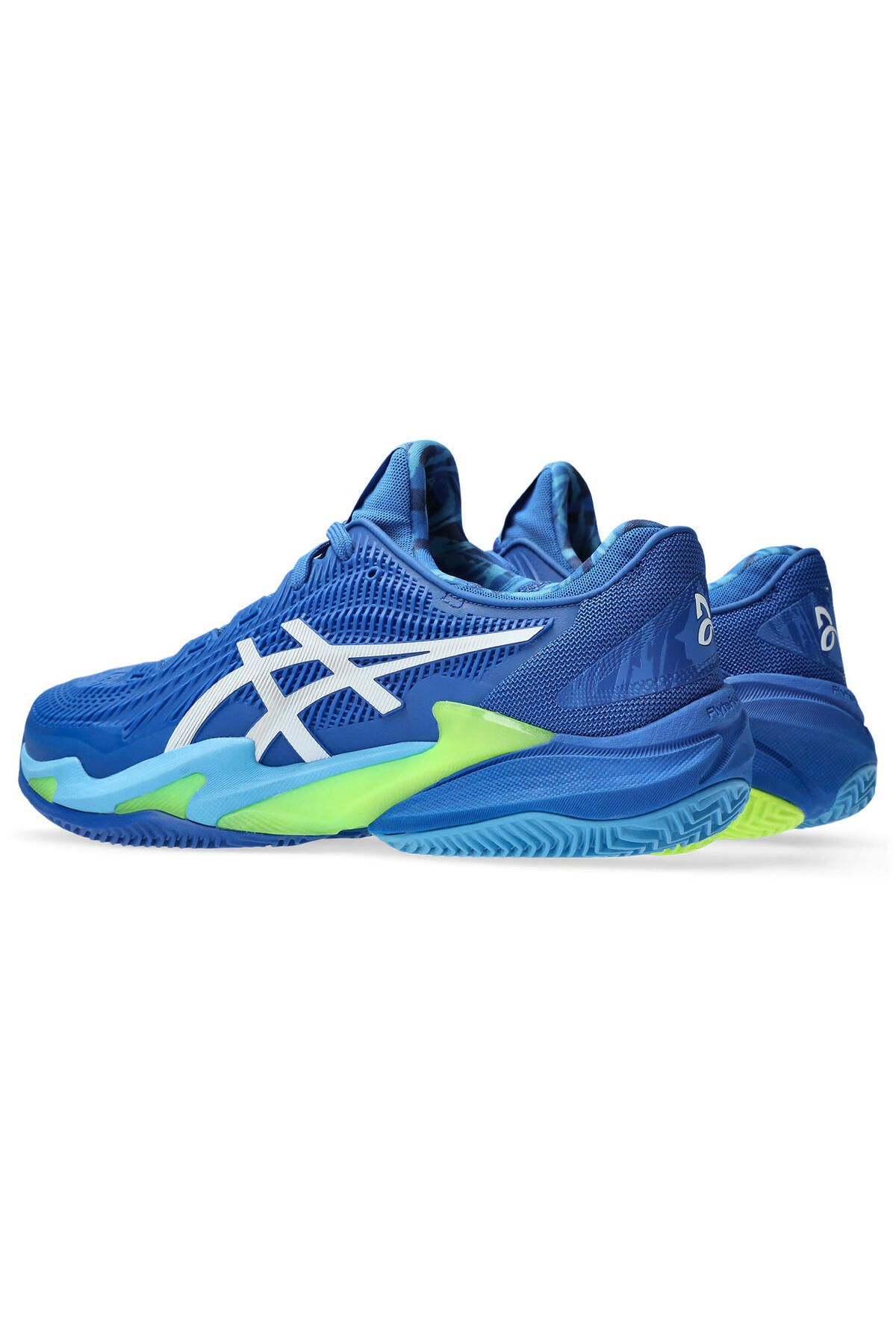 کفش تنیس آبی مردانه کورت FF 3 Novak Clay 's Navy Blue Tennis 1041A364 400 Asics