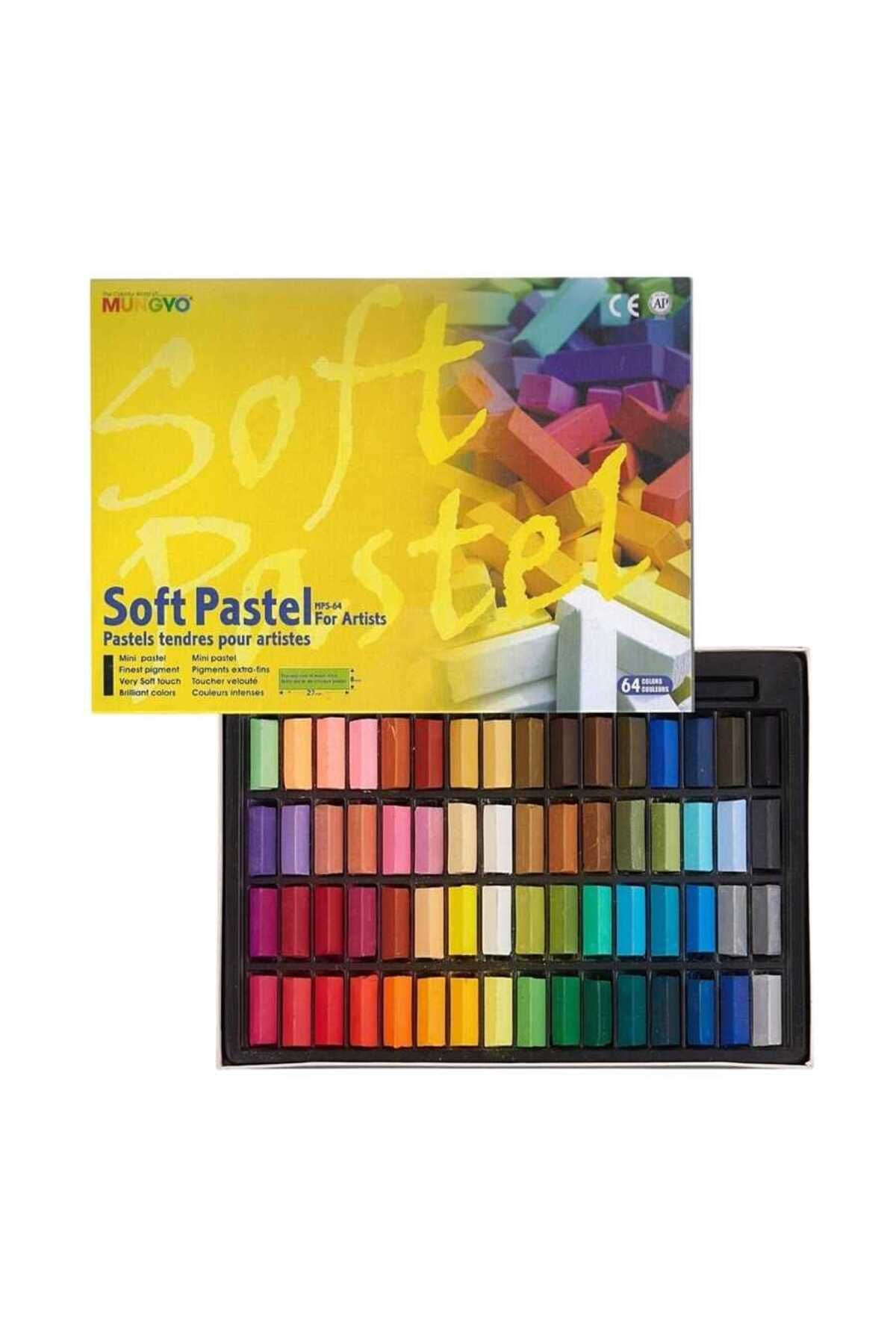 Mungyo 64'lü Yarım Boy Soft Pastel Karton Kutu