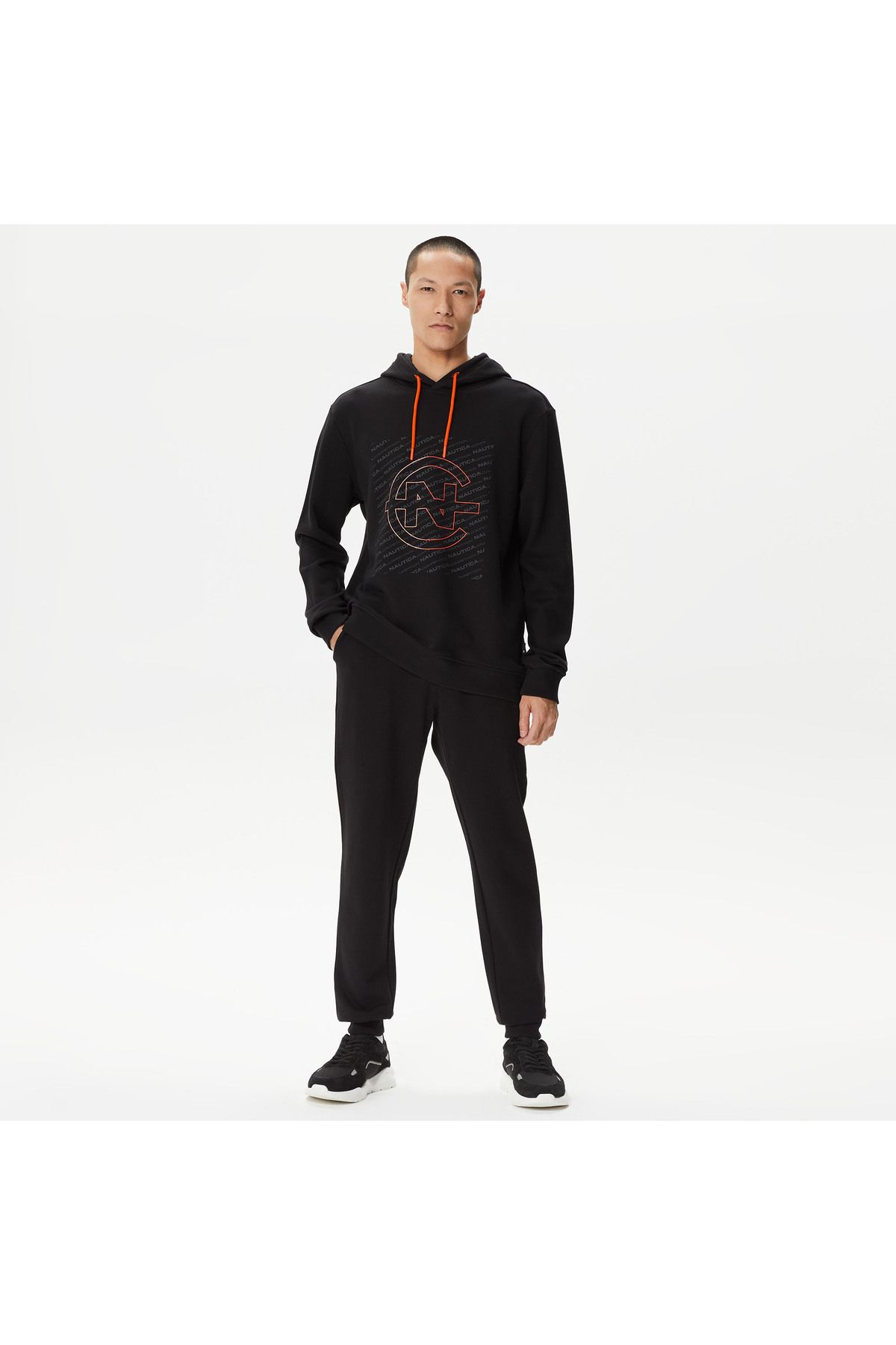 سویشرت مشکی مردانه اورجینال Nautica