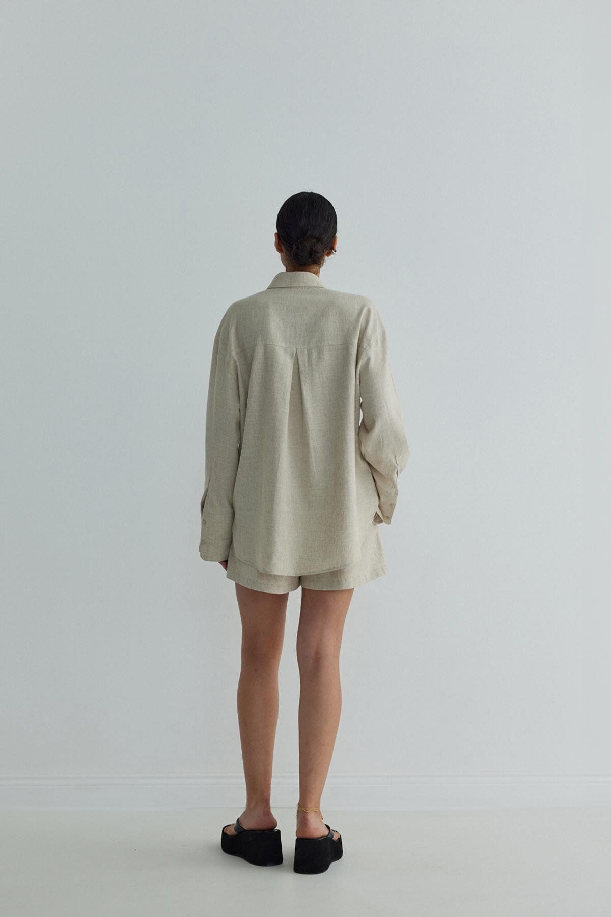 Suud Collection-Natural Mild - Basic-Shirt mit Taschen 3