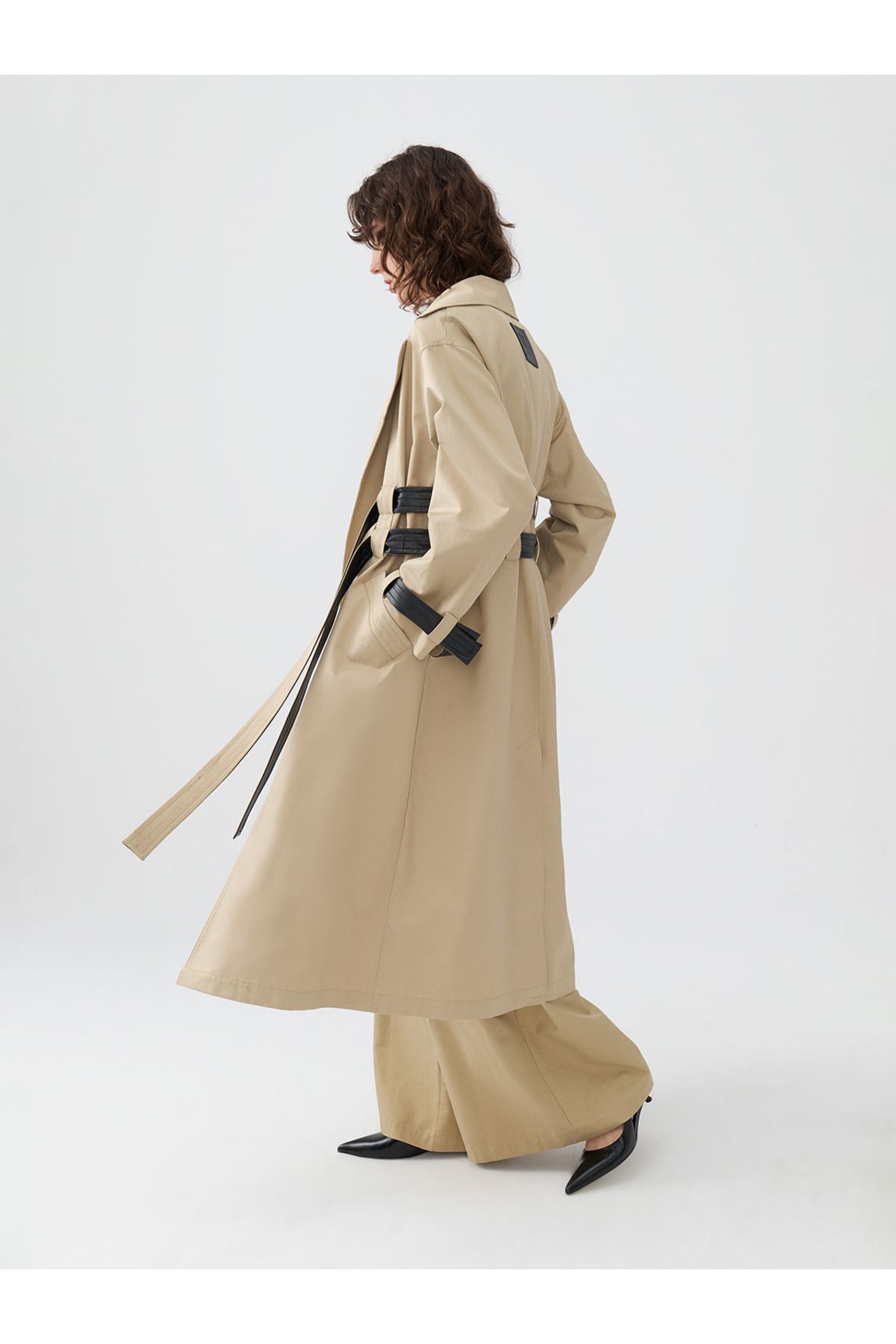 Nocturne-Belted Double Sided Trench Coat 3