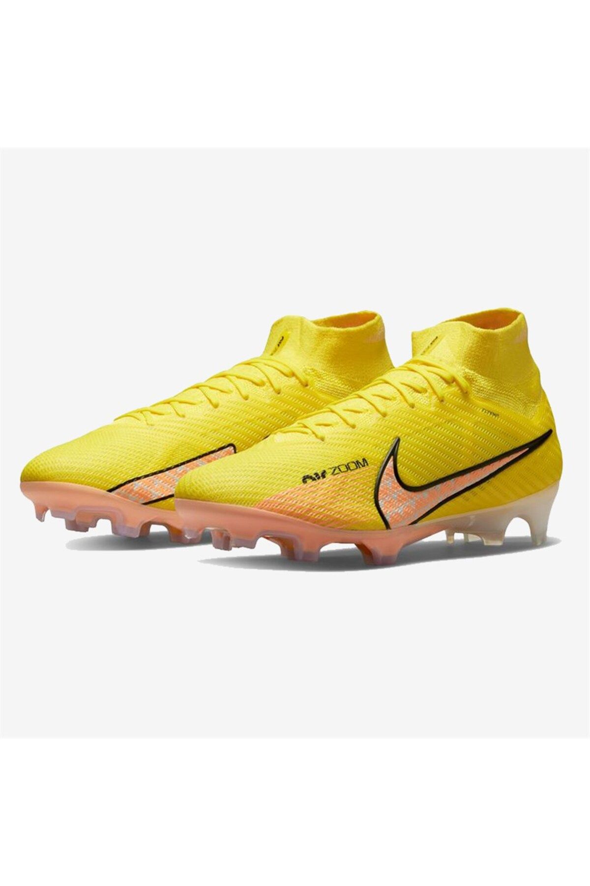 کفش فوتبال مردانه زرد مردانه Nike Zoom Mercurial Superfly 9 Elite Fg