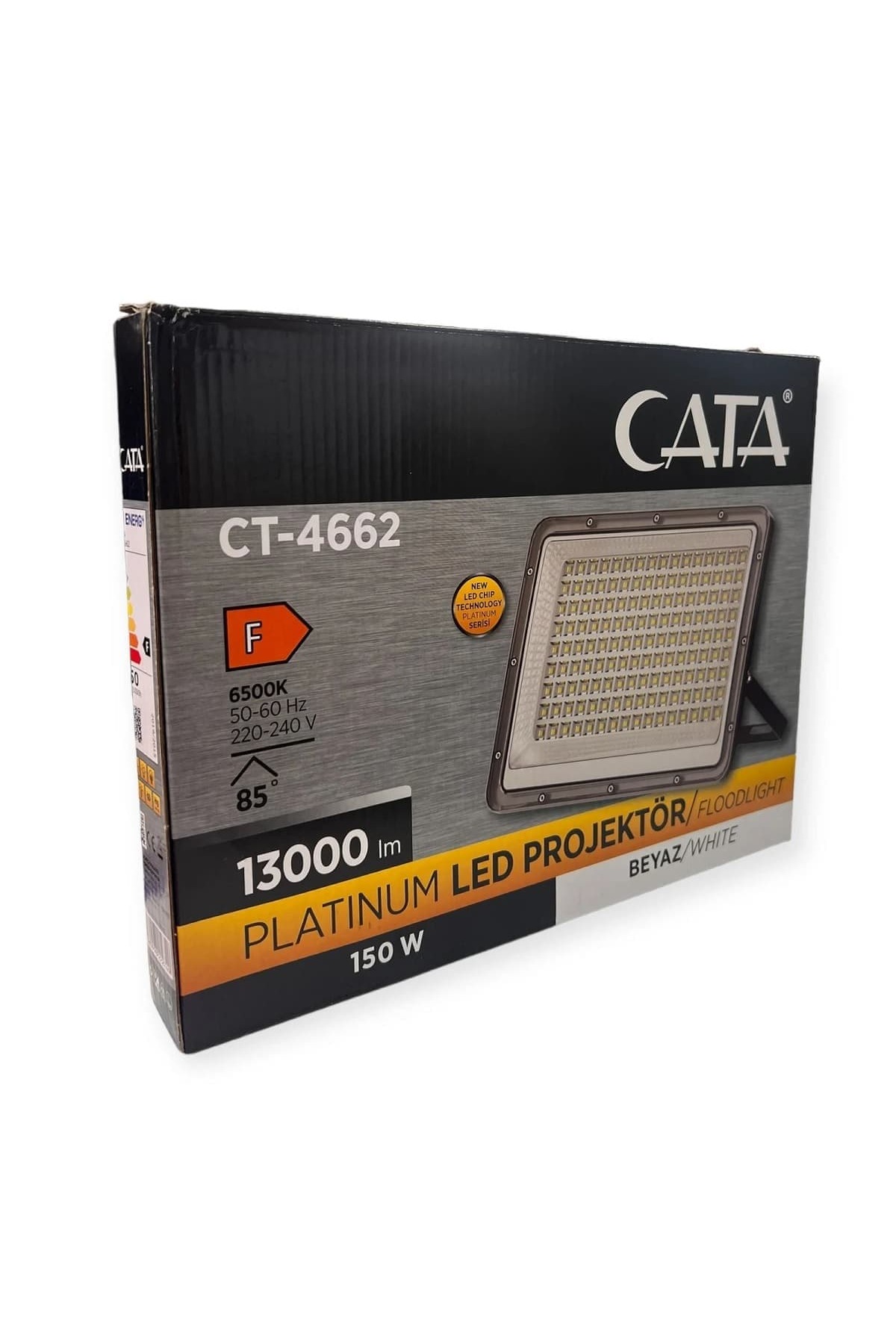 Cata CT-4662 150W Slim Platinum Led Projektör 6500K Beyaz Işık