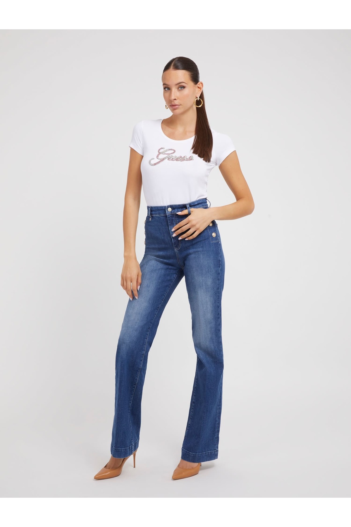 تیشرتزنانهGuessسفید