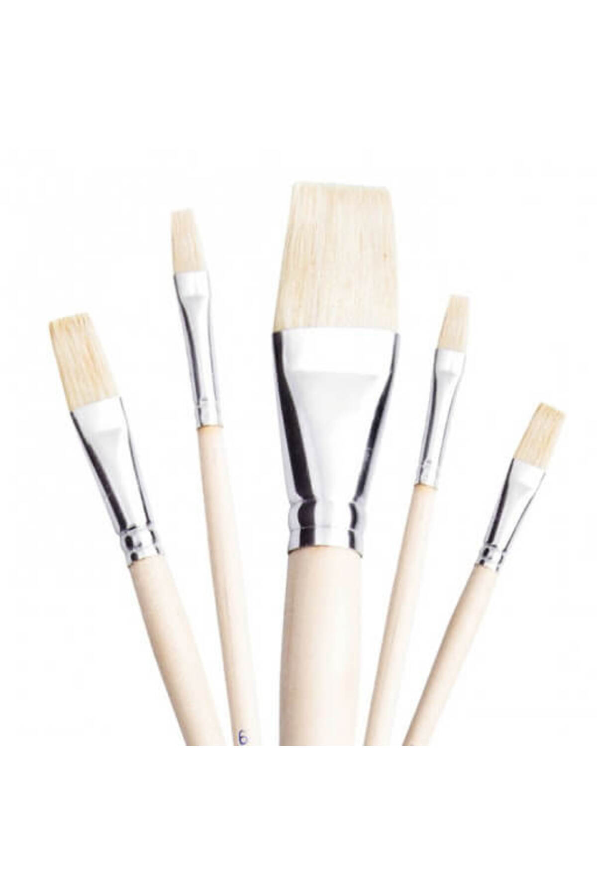 Pebeo Art 258 F Yassı Uç Doğal Kıl Fırça Numara: 14