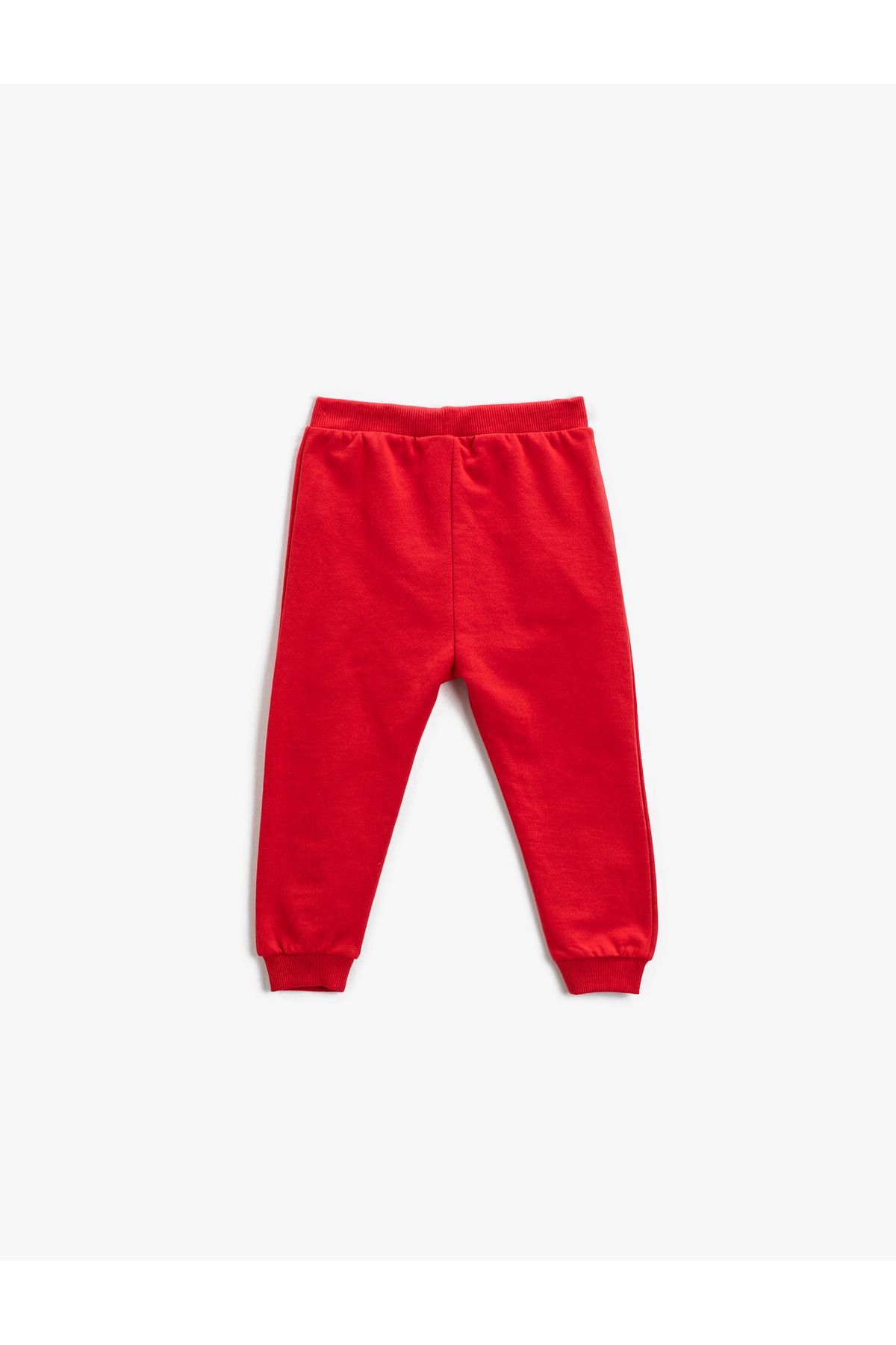 Koton-Jogger Sweatpants with Button Detail and Elastic Waist 2