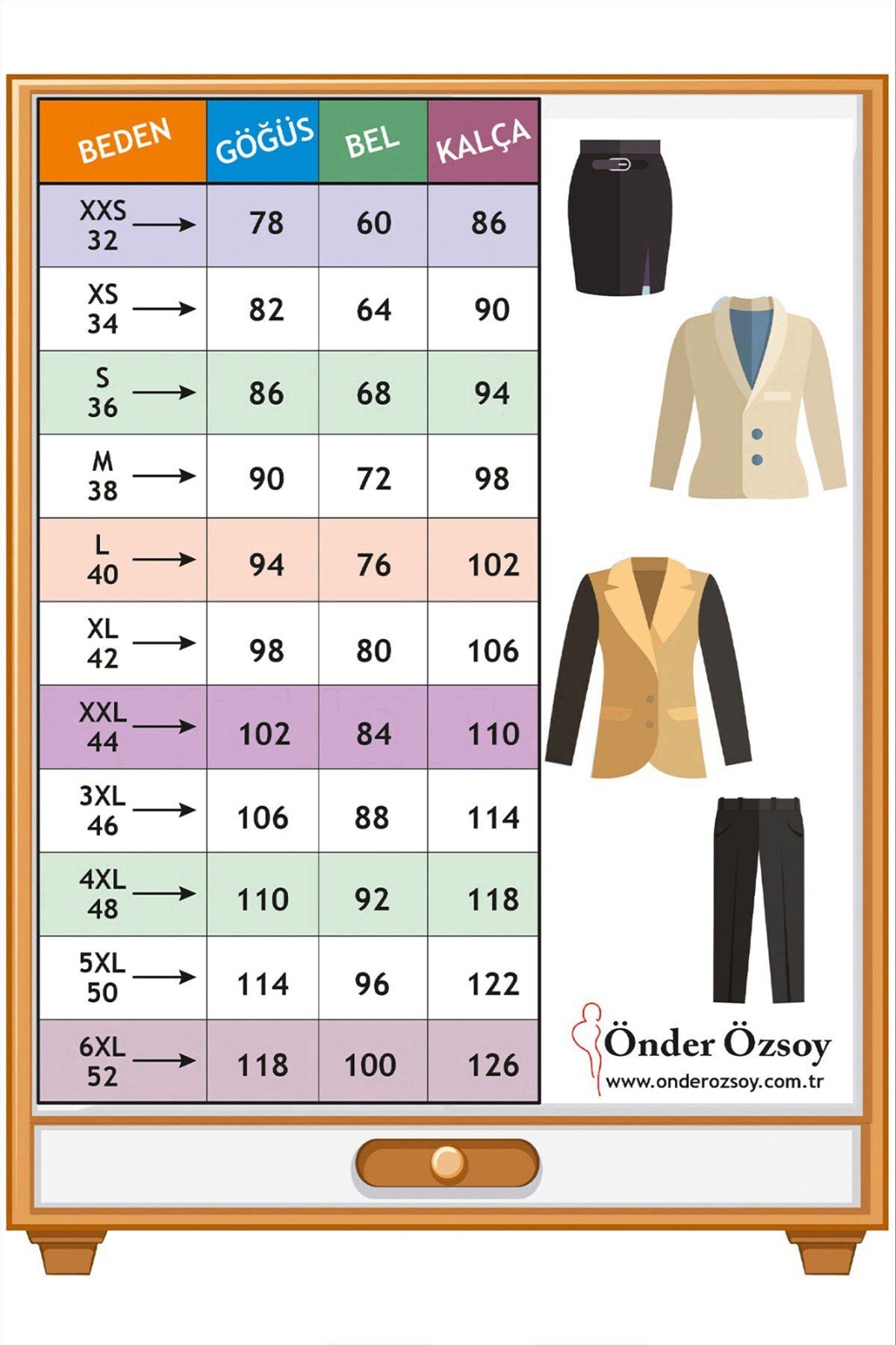 ÖNDER ÖZSOY-Long Classic Vest & Pencil Skirt Set - Lilac 2