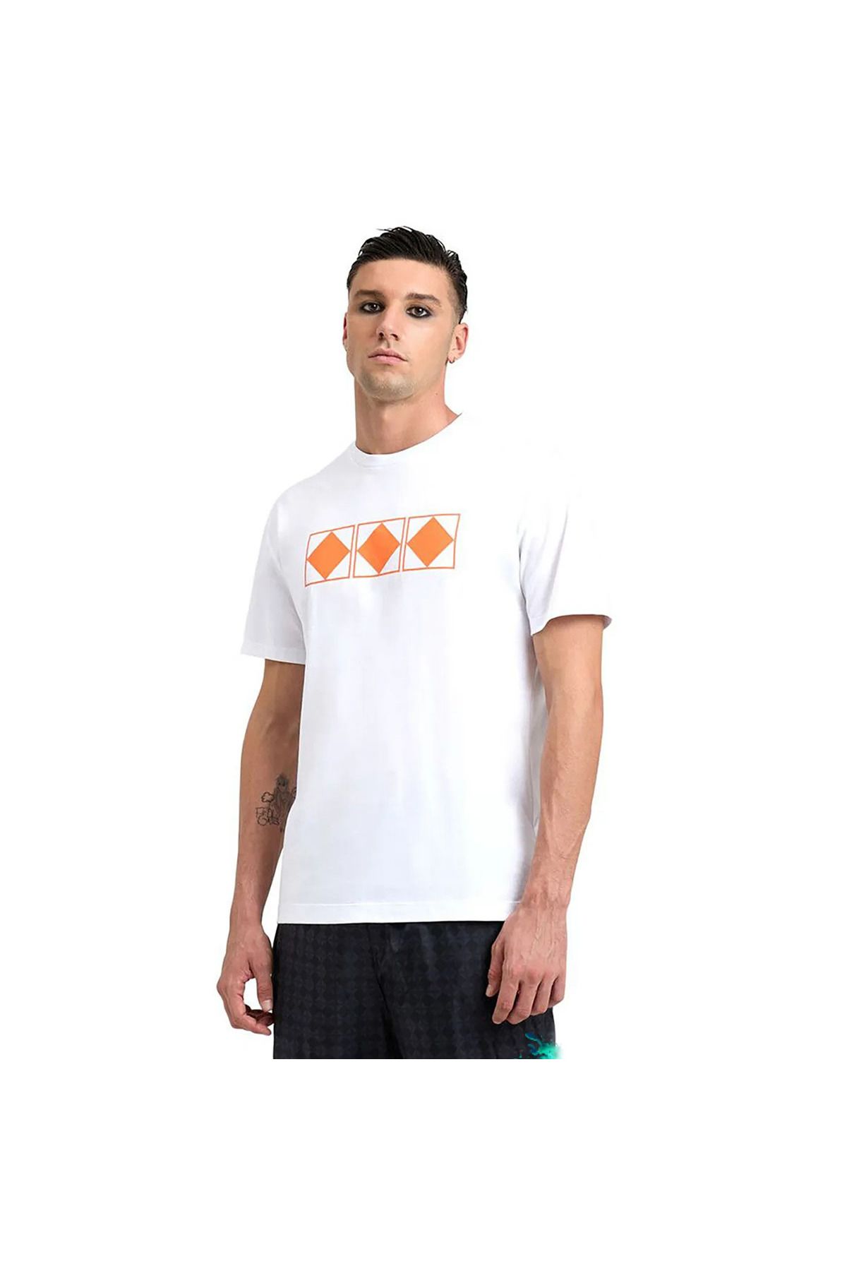 ARENA-50th Men's White Casual T-shirt -006245100 1