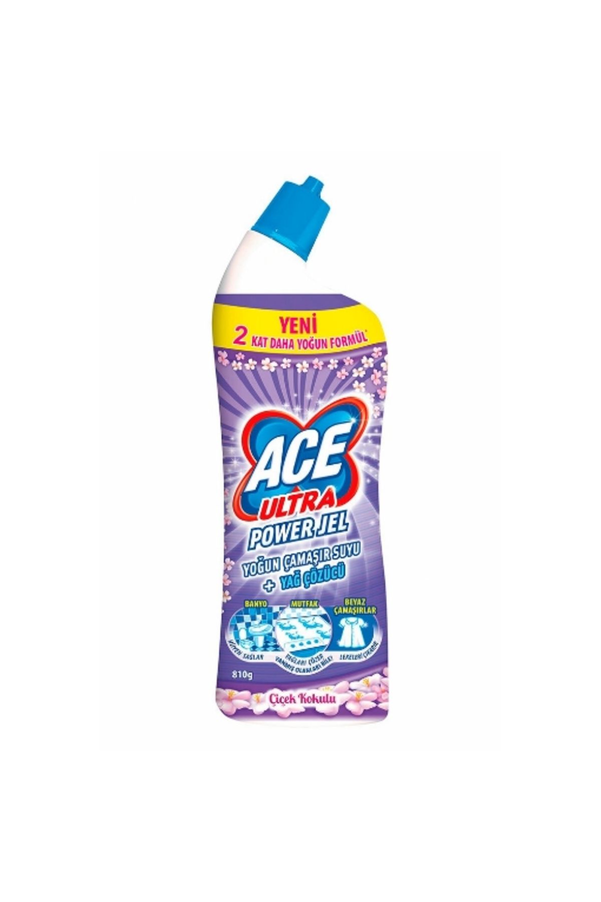 ACE Ultra Power Jel 750 Ml. Çamaşır Suyu Çiçek Kokulu