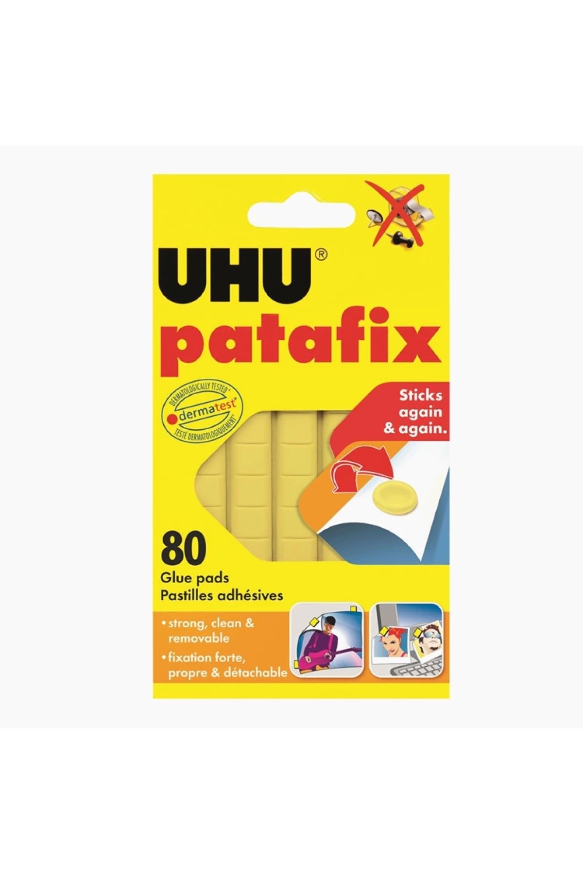 Uhu Tac Patafix Sarı 80'li