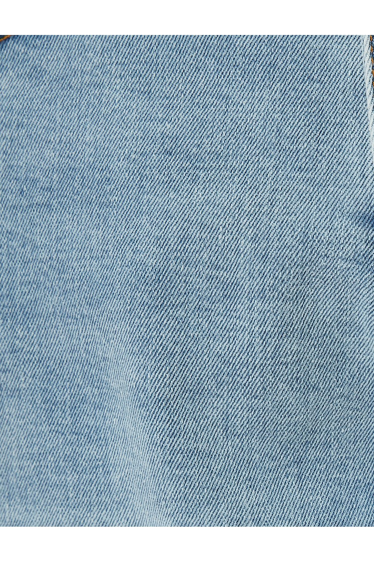 Koton-Βαμβακερό Slim Fit Τζιν βερμούδα - Λεπτομέρεια τσέπης 6