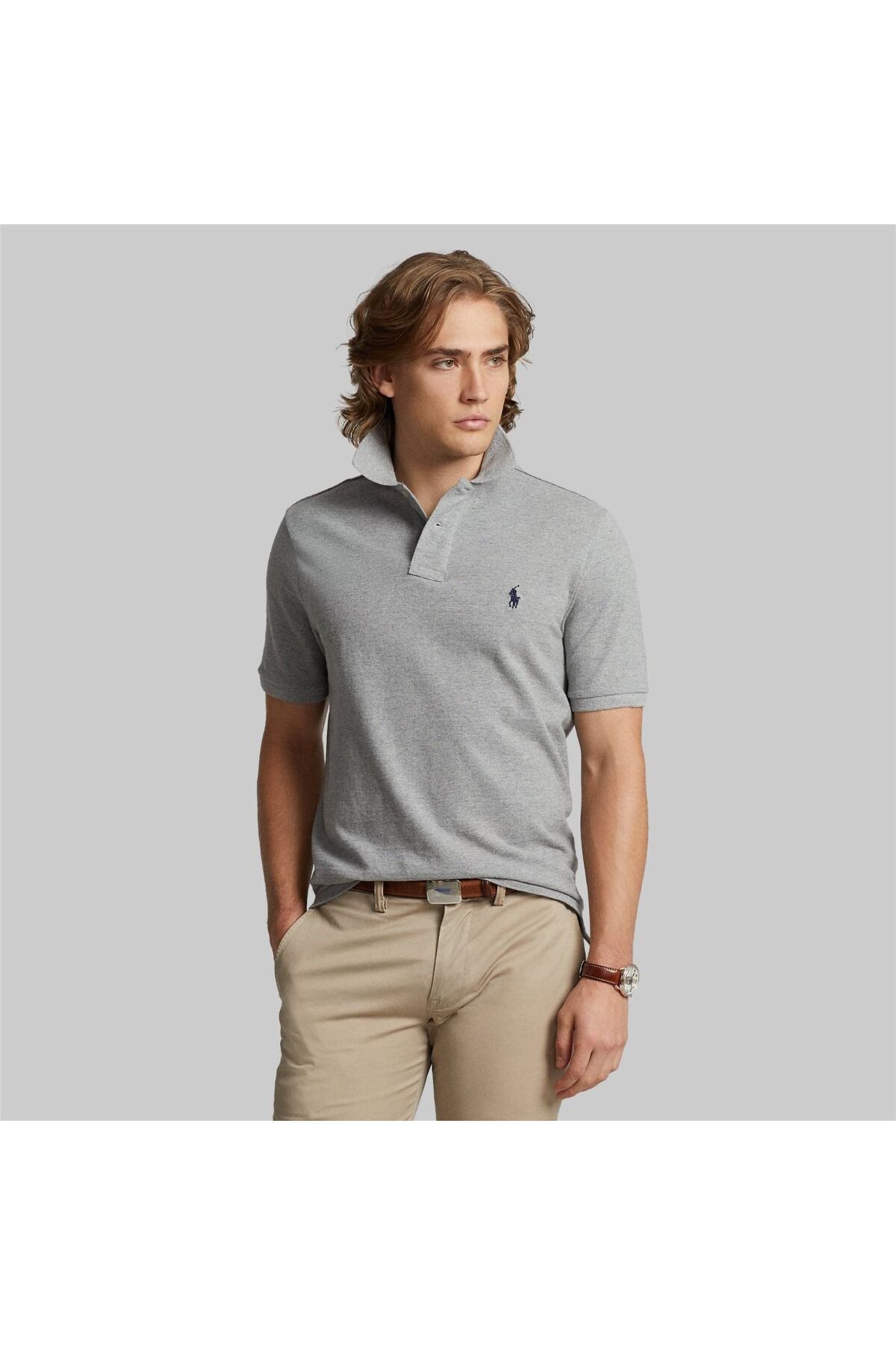 Ralph lauren t shirt grey best sale